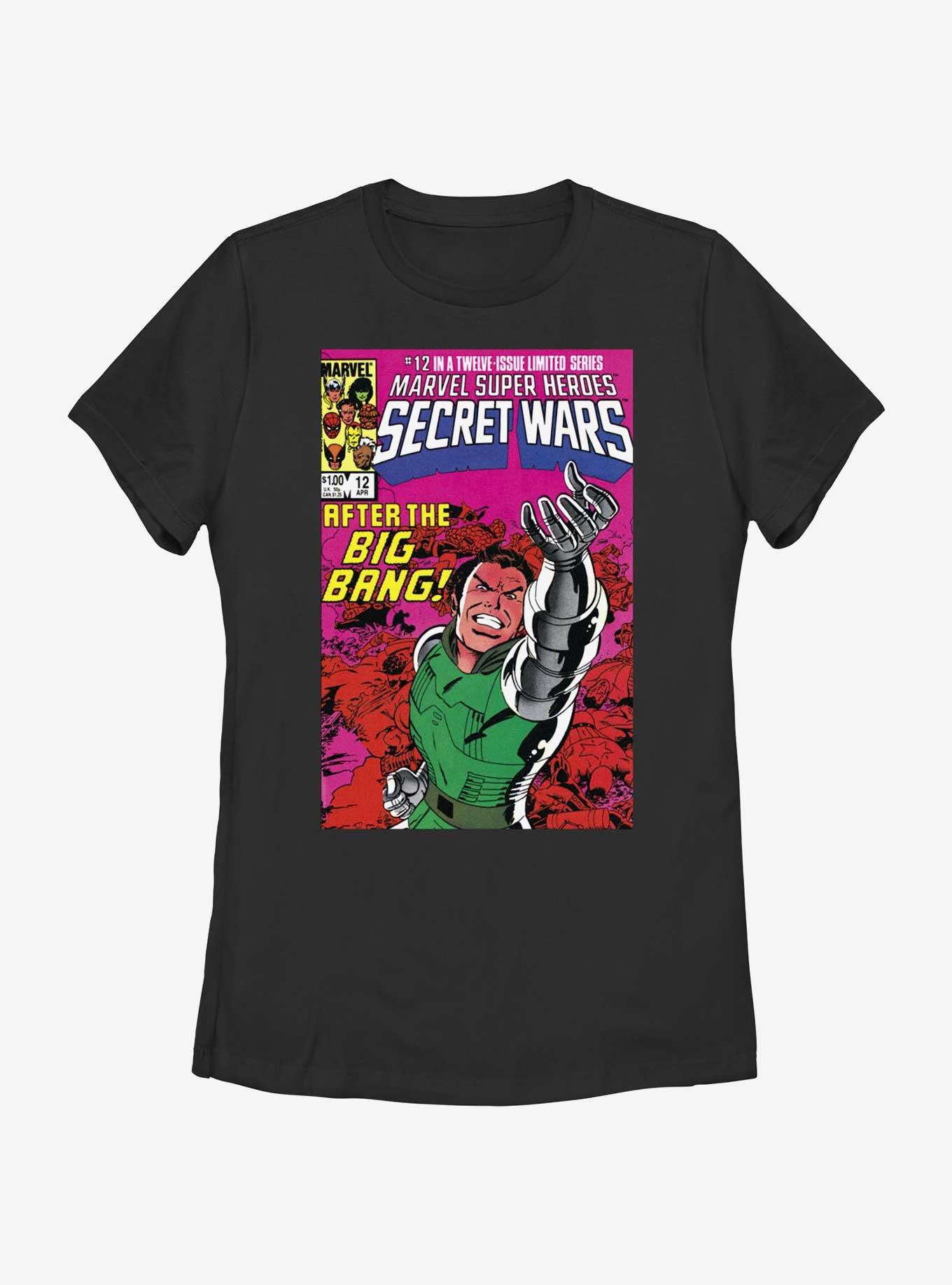 Marvel Secret Wars Vol 12 Comic Cover Womens T-Shirt, BLACK, hi-res