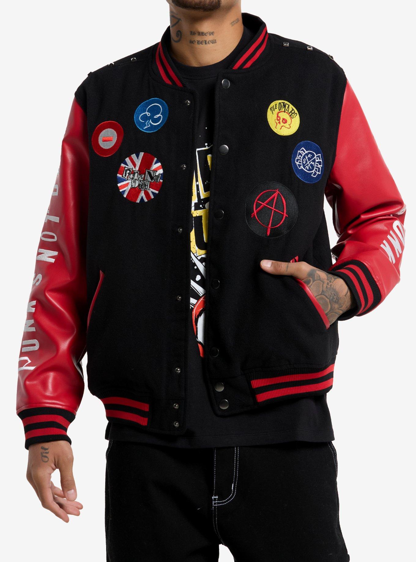 Our Universe Marvel Spider-Man: Across The Spider-Verse Spider-Punk Varsity Jacket, , hi-res