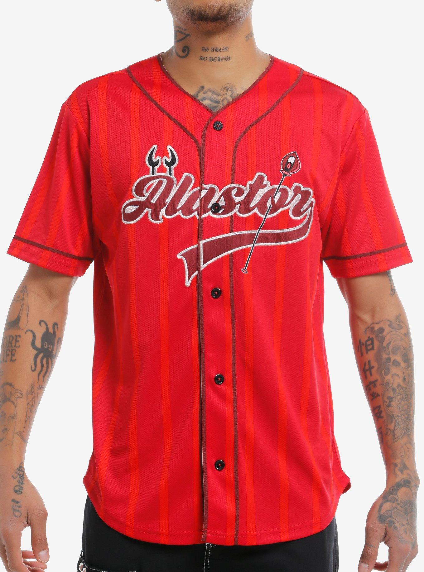 Hazbin Hotel Alastor Baseball Jersey, , hi-res