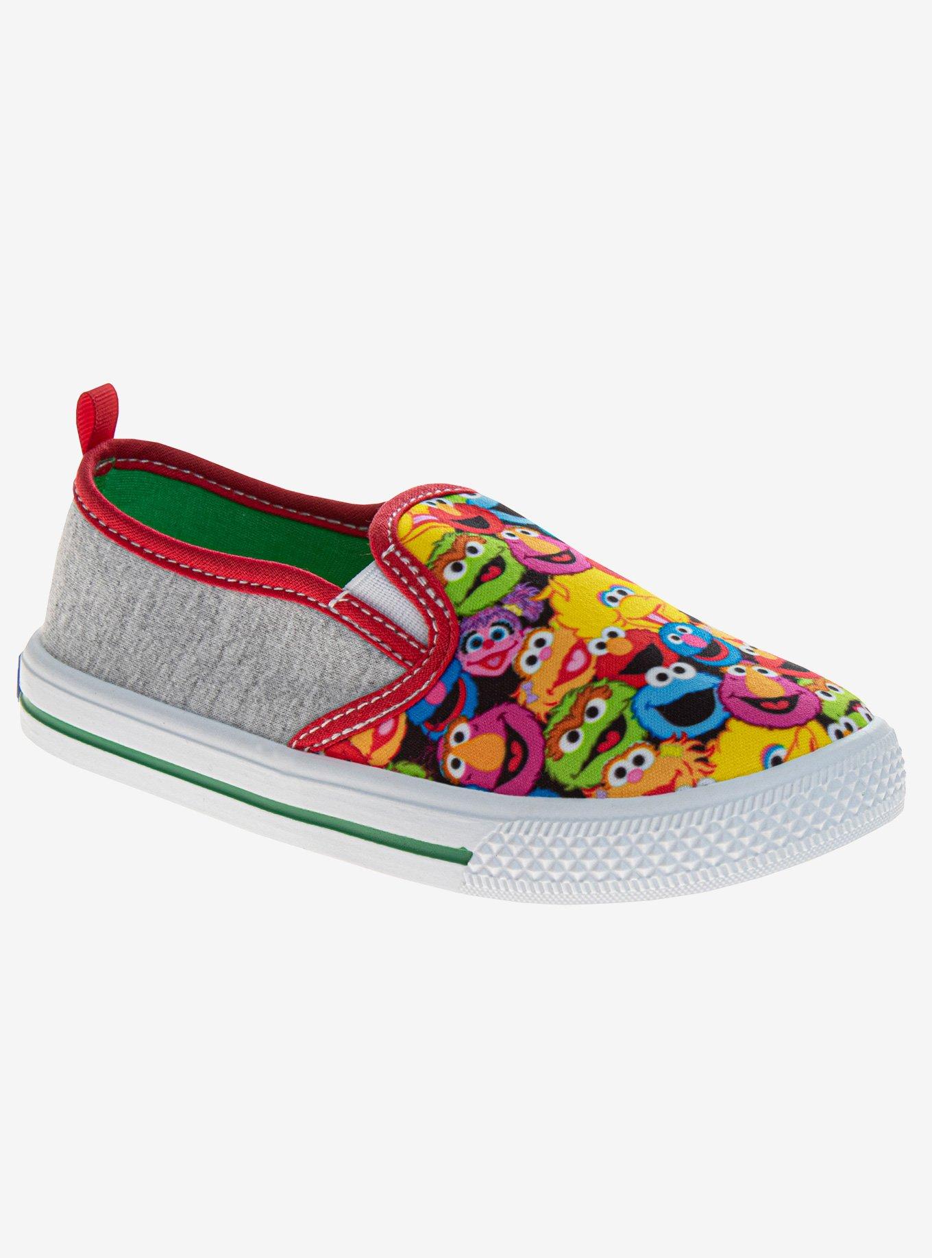 Sesame Street All Your Friends Canvas Youth Sneakers, MULTI, hi-res