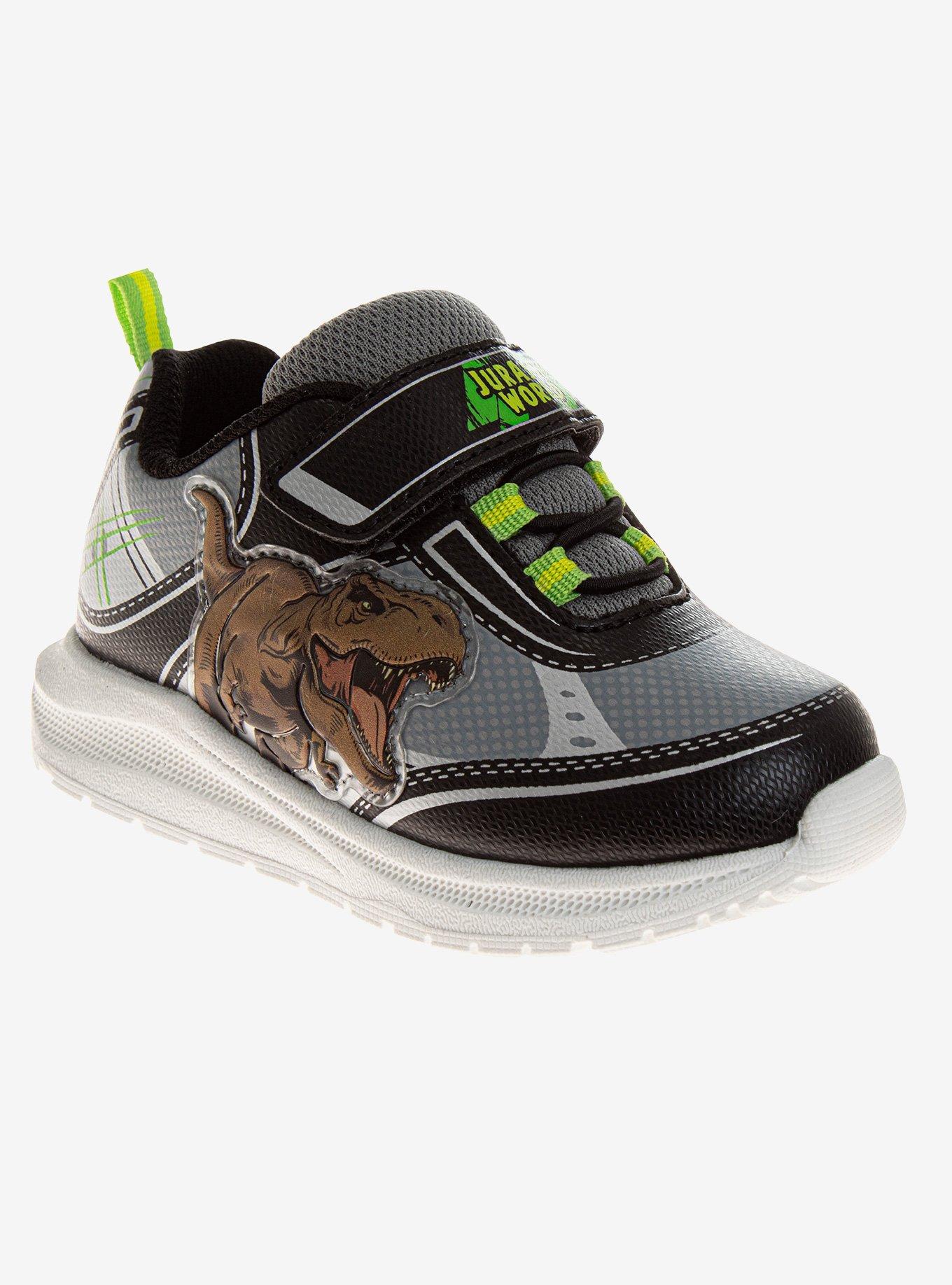 Jurassic World Light Up Toddler Sneakers, BLACK, hi-res