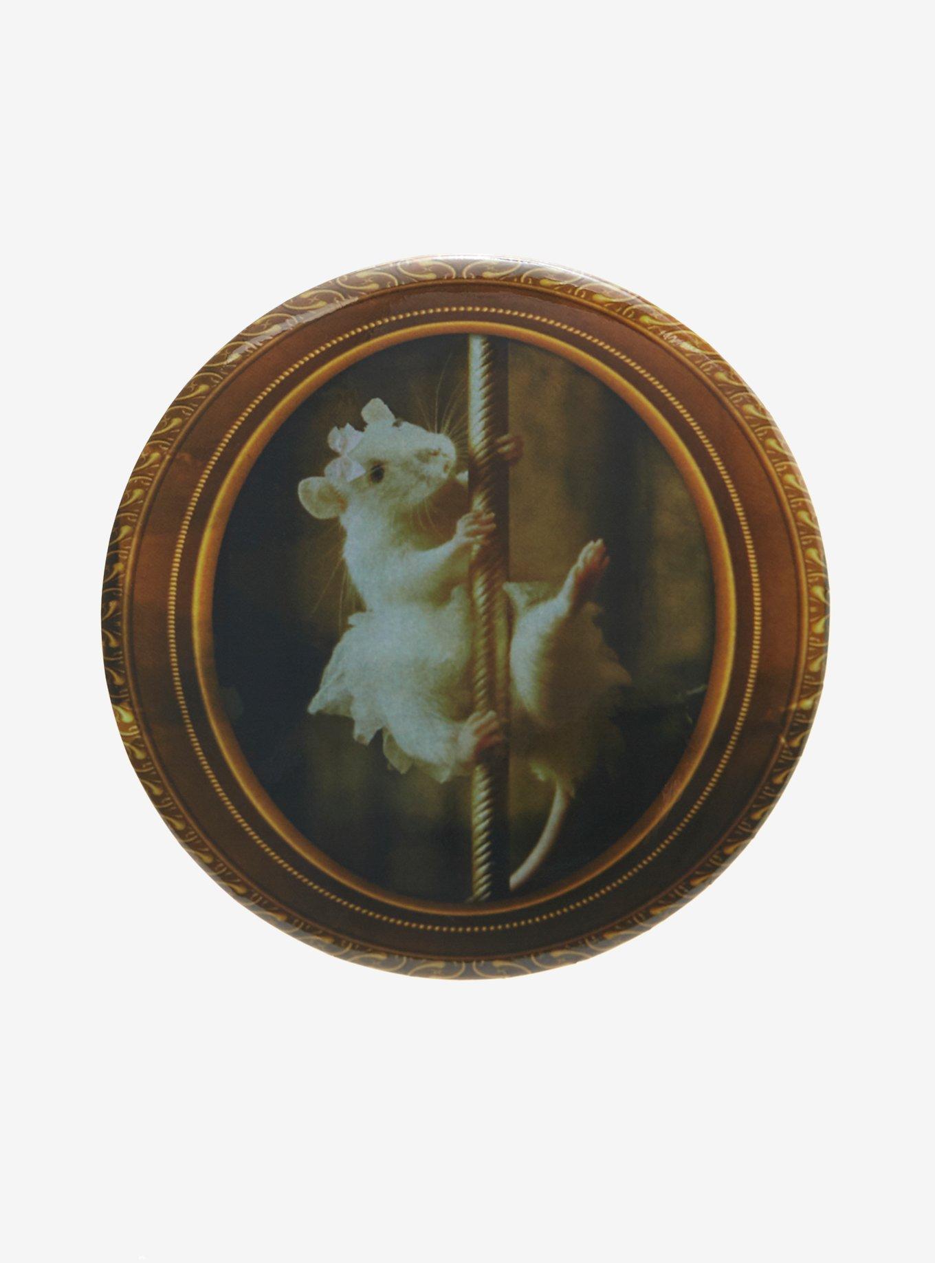 Ballet Mouse Picture Frame 3 Inch Button, , hi-res