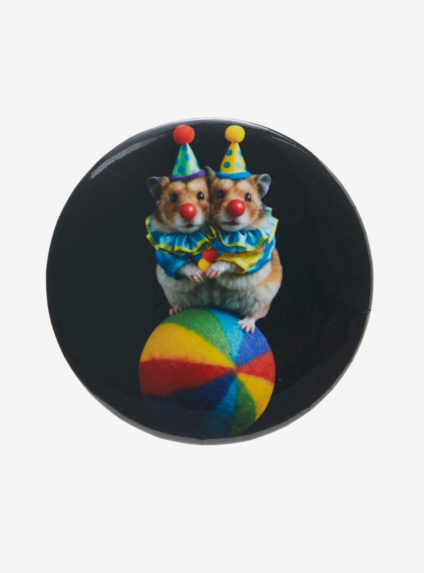 Clown Mice Duo 3 Inch Button, , hi-res