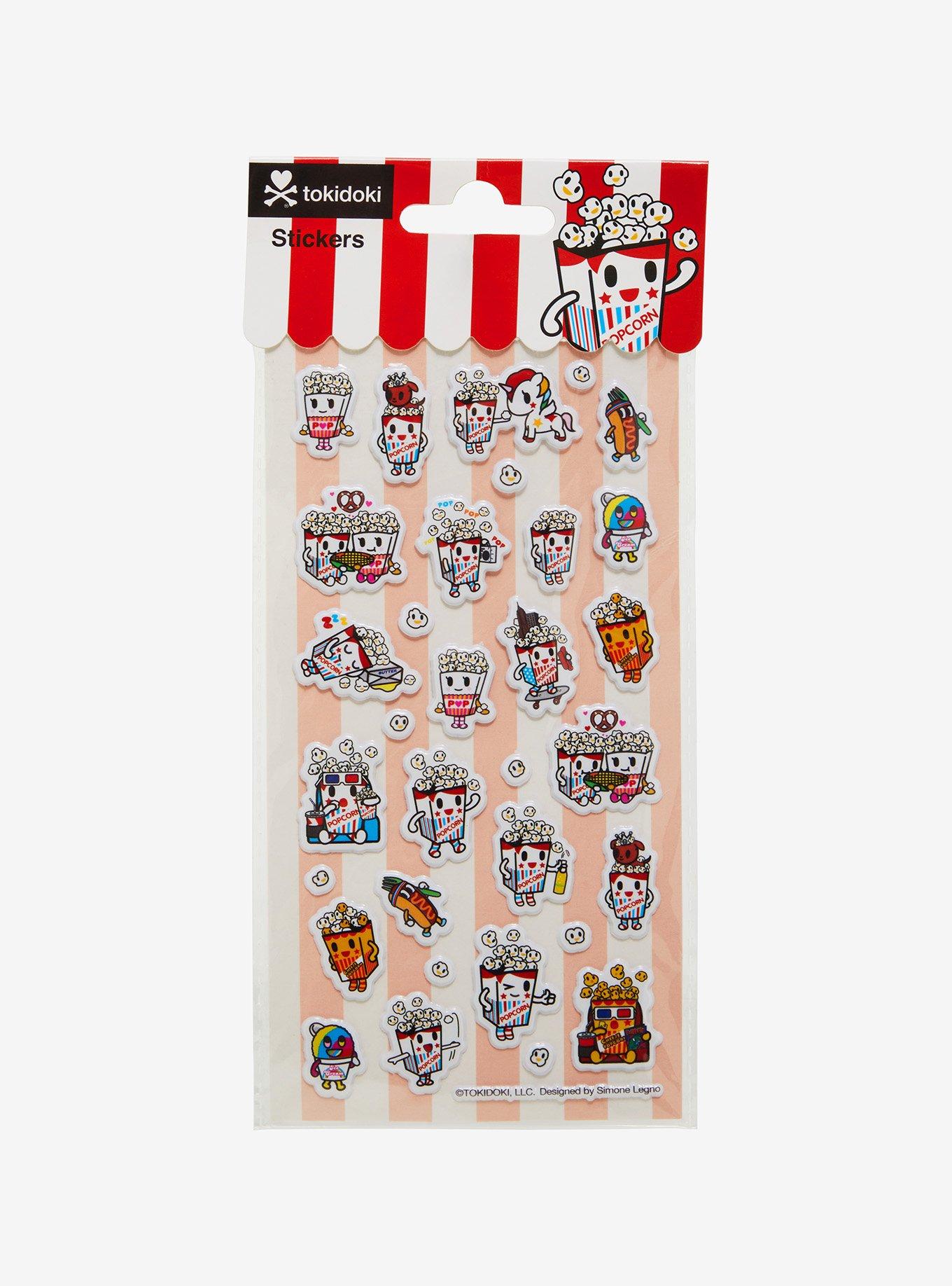 Tokidoki Popcorn Puff Sticker Sheet, , hi-res