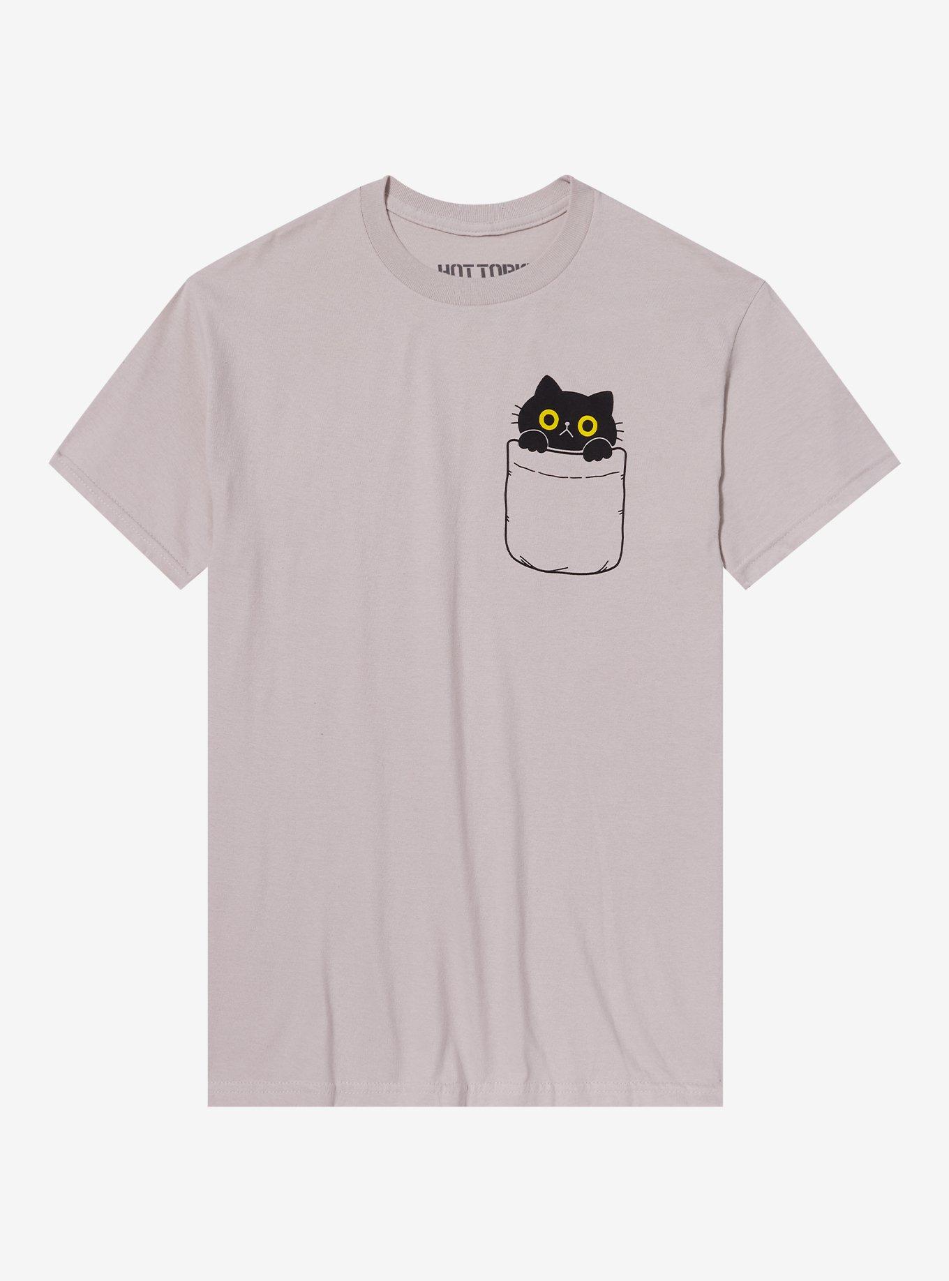 Pocket Cat T-Shirt By Benjimoji | Hot Topic