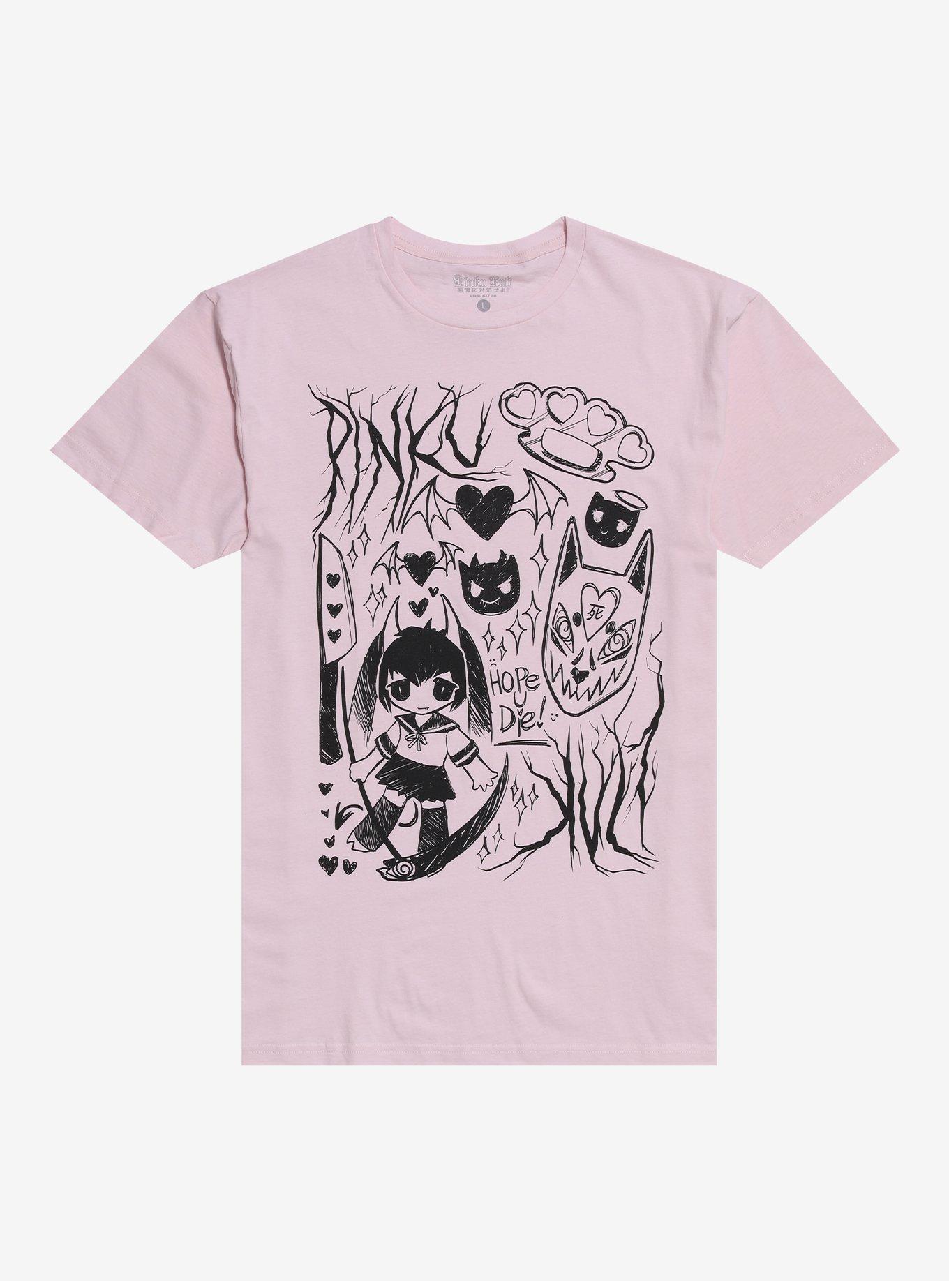 Pinku Kult Child's Sketches T-Shirt, , hi-res