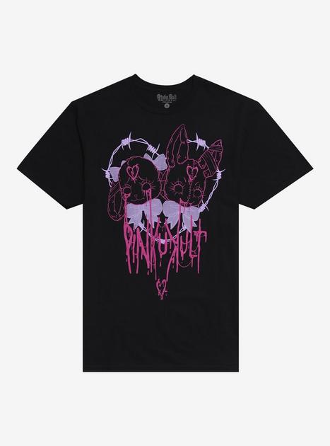 Pinku Kult Barbed Wire Bunnies T-Shirt | Hot Topic