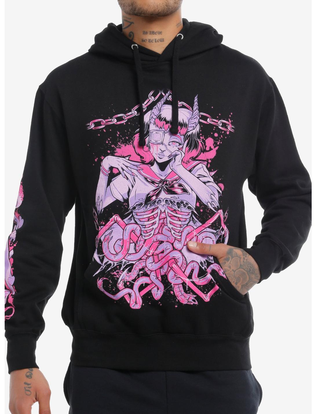 Pinku Kult Schoolgirl Guts Hoodie | Hot Topic Pinku Kult Schoolgirl Guts Hoodie | Hot Topic