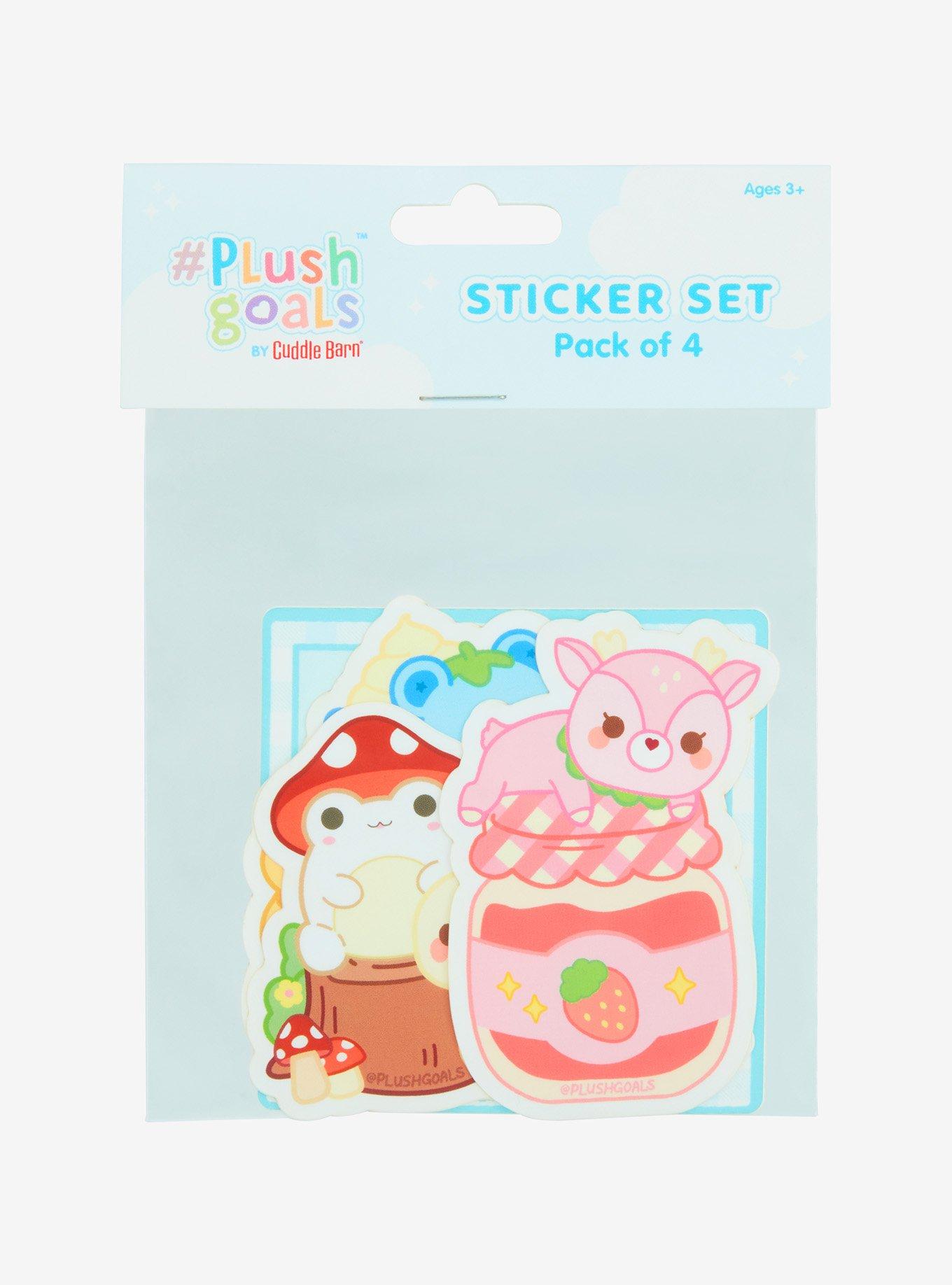Cuddle Barn PlushGoals Sticker Set, , hi-res