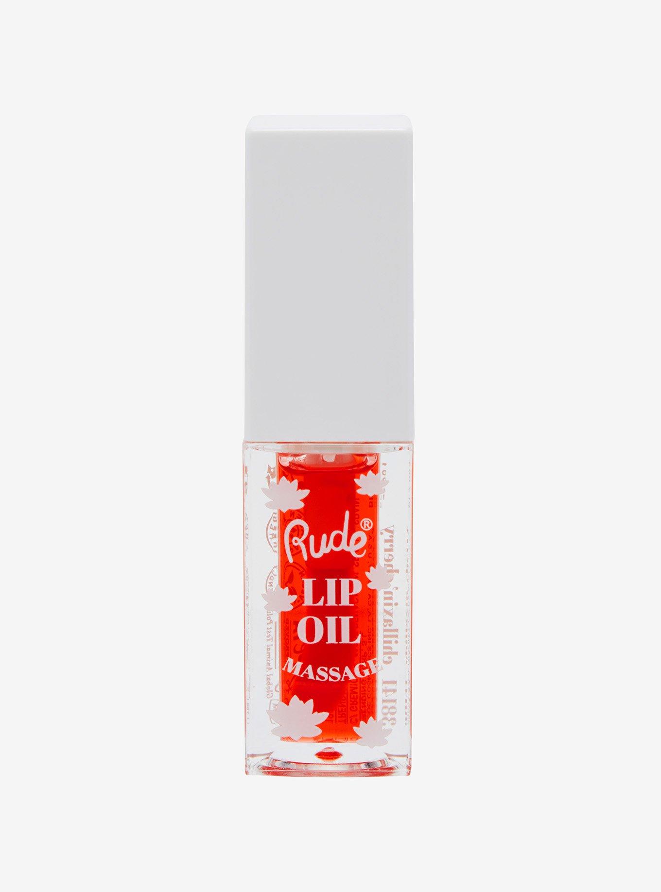 Rude Cosmetics Chillaxin' Cherry Lip Oil, , hi-res