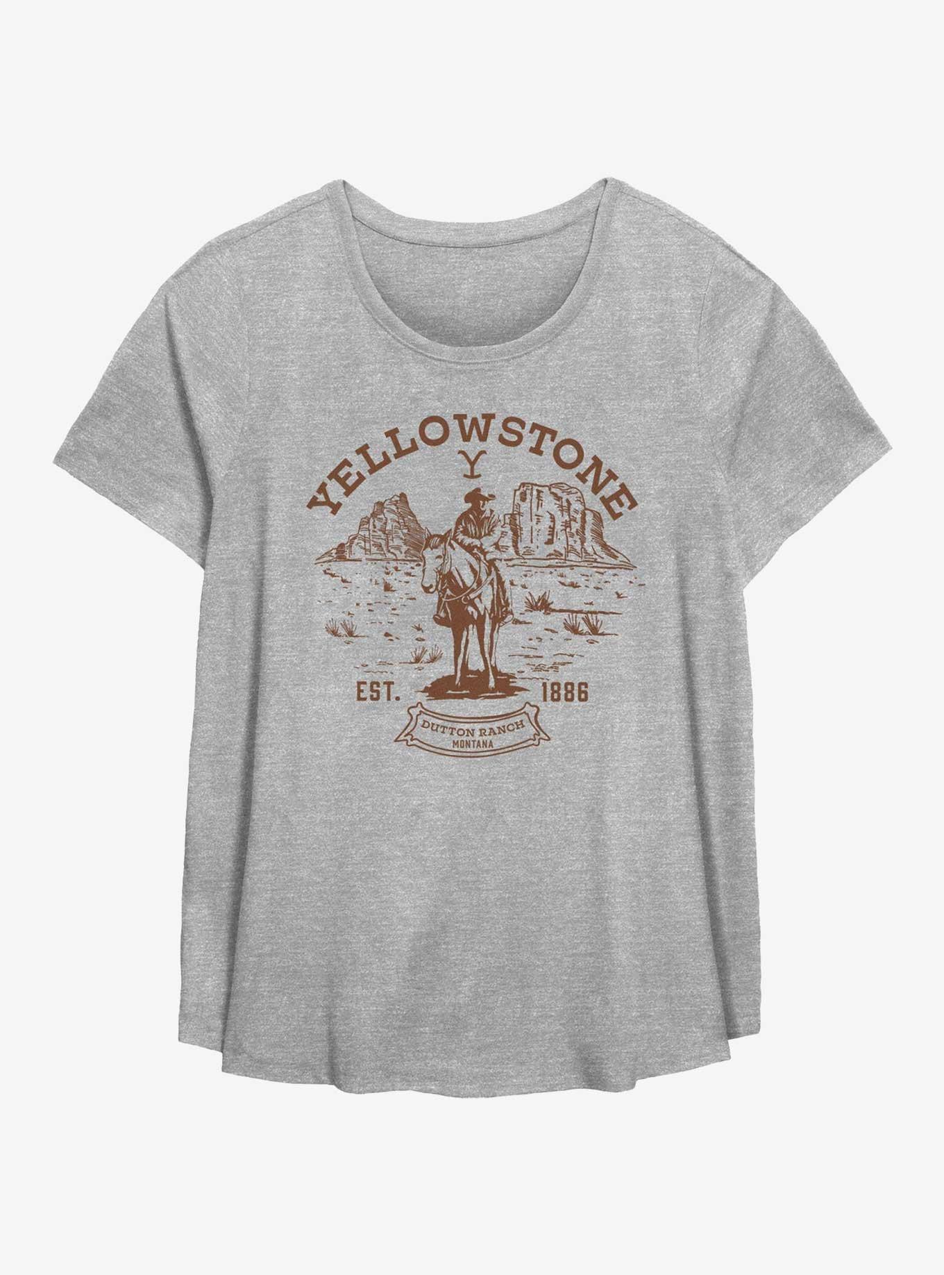 Yellowstone EST. 1886 Girls T-Shirt Plus Size, , hi-res