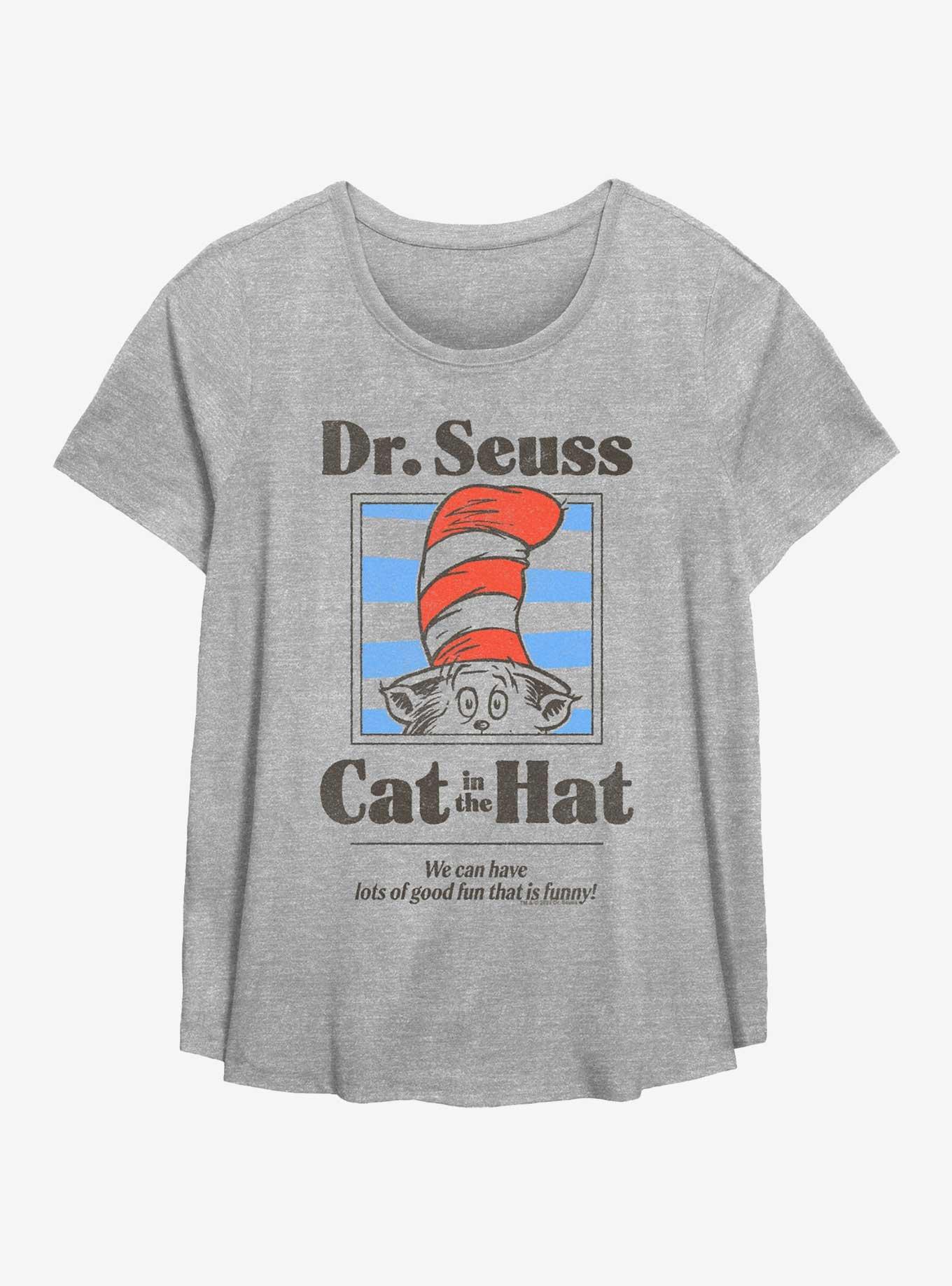 Dr. Seuss Is Loose Girls T-Shirt Plus Size, HEATHER GR, hi-res