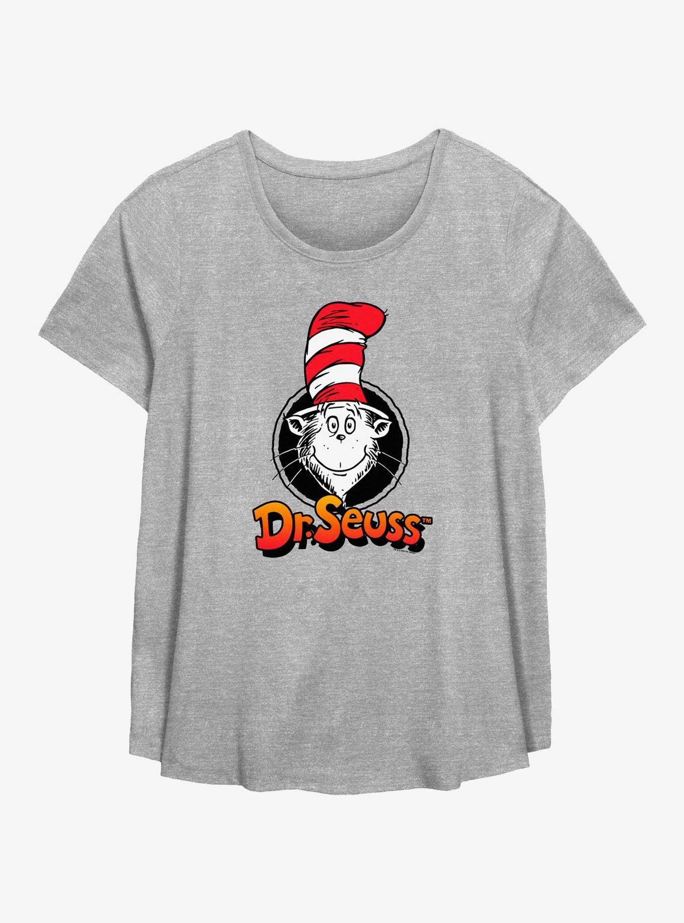 Dr. Seuss Cat In Circle Girls T-Shirt Plus Size, , hi-res