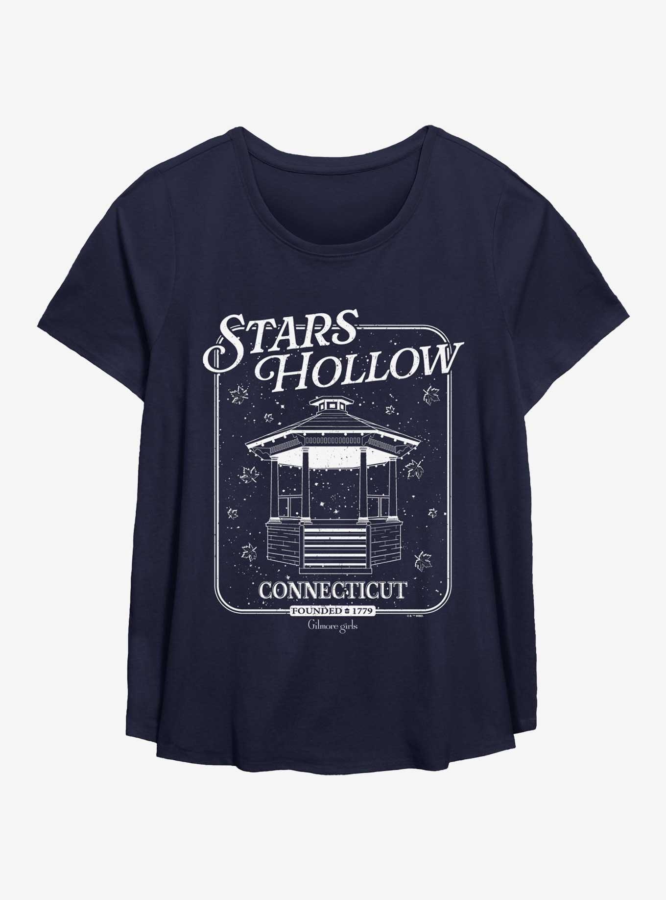 Gilmore Girls Stars Hollow Destination Girls T-Shirt Plus Size