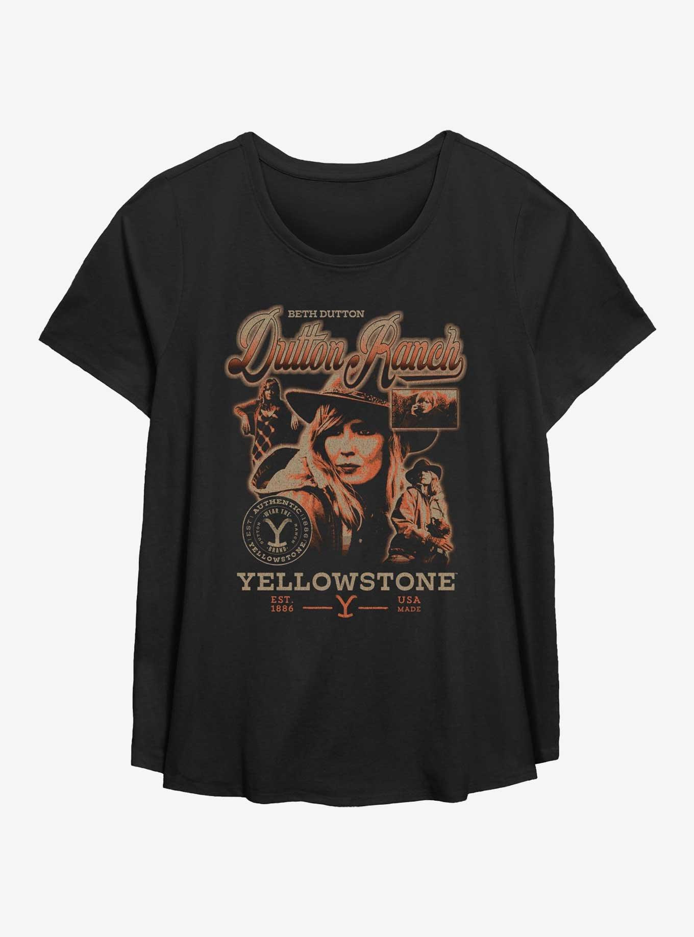 Yellowstone Beth Dutton Poster Girls T-Shirt Plus Size