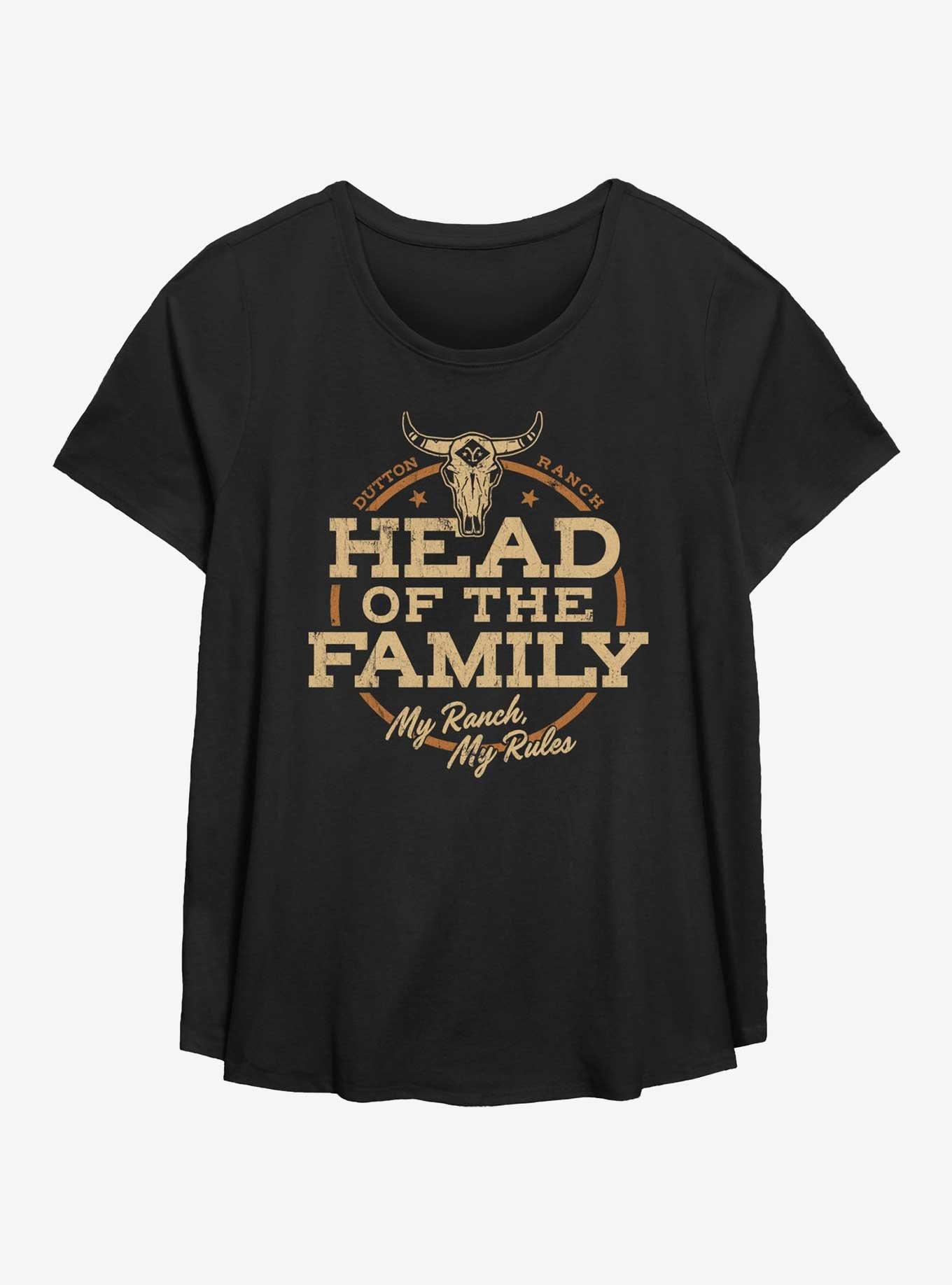 Yellowstone Family Man Girls T-Shirt Plus Size, , hi-res