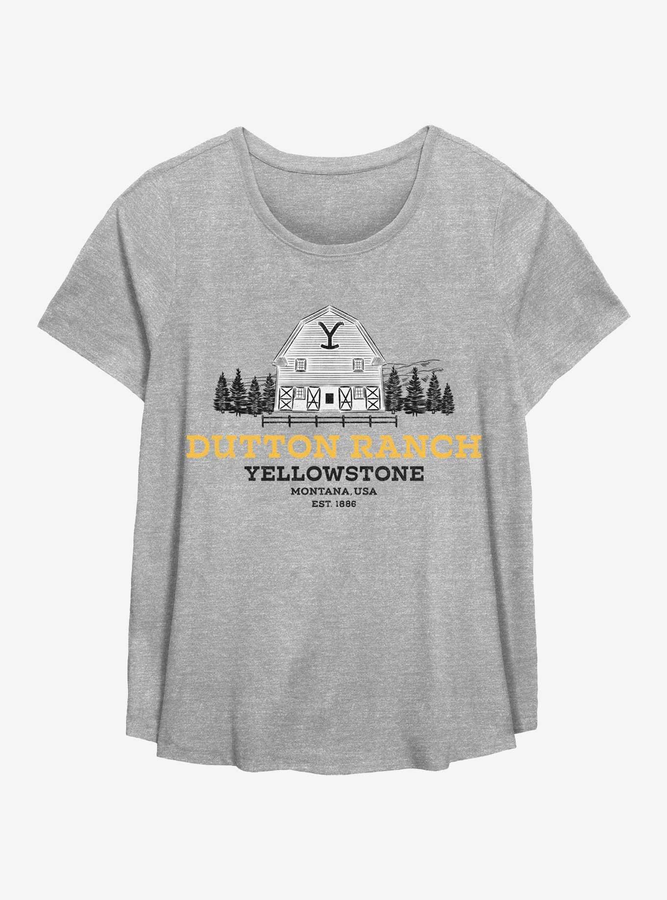 Yellowstone Montana, USA Girls T-Shirt Plus Size, , hi-res