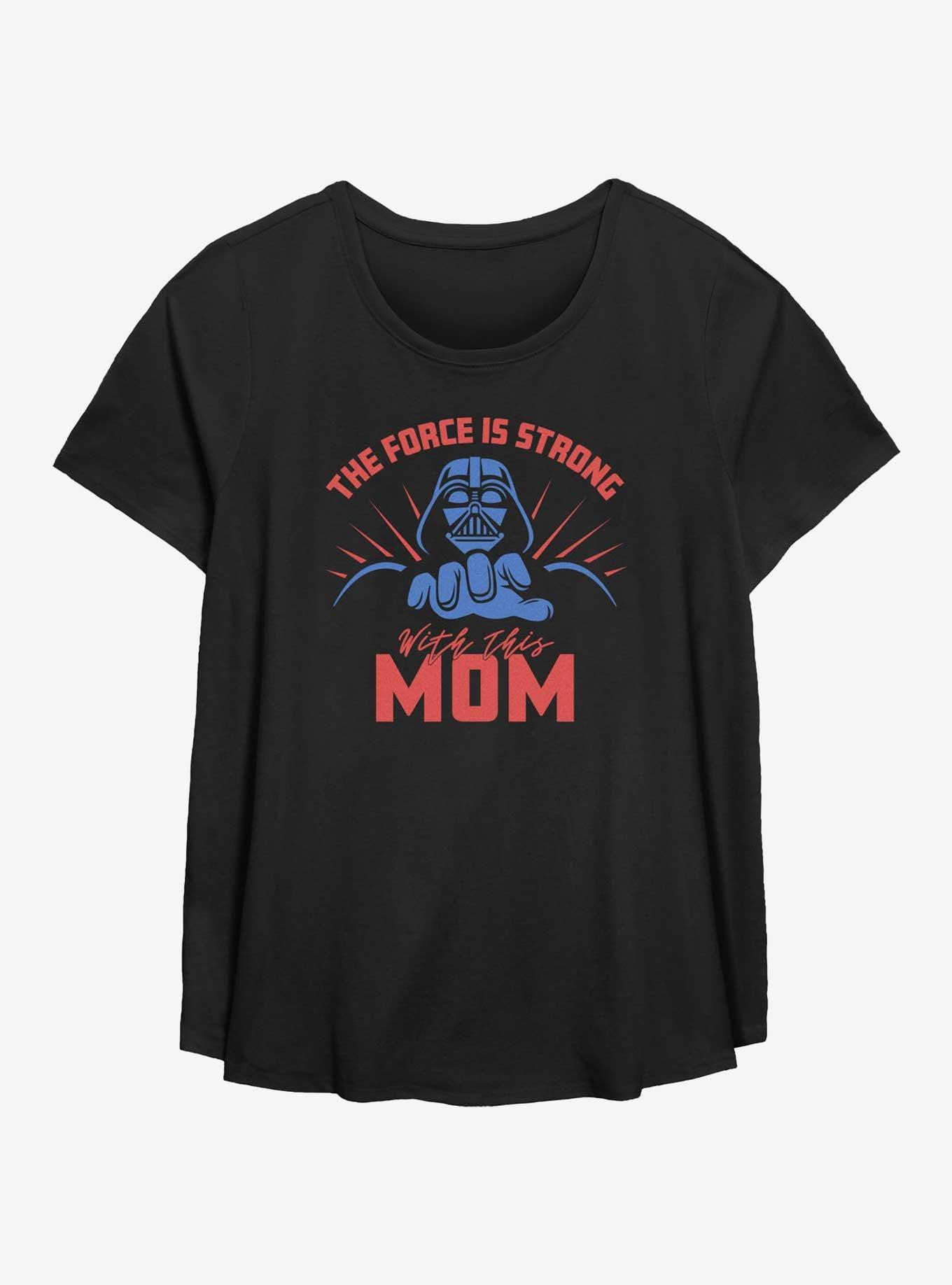 Star Wars Force Is Strong Mom Girls T-Shirt Plus Size