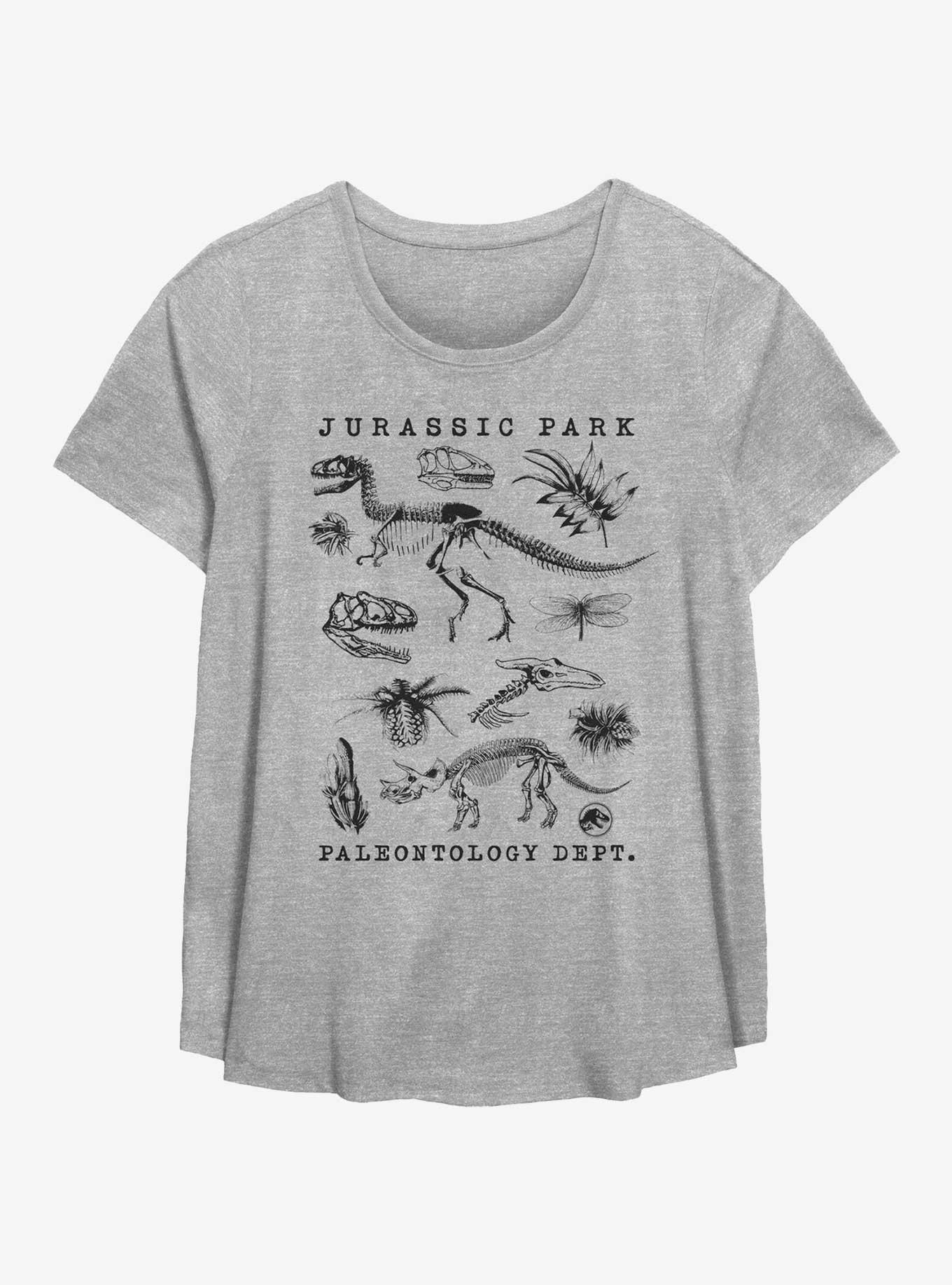 Jurassic Park Flora & Fauna Girls T-Shirt Plus Size