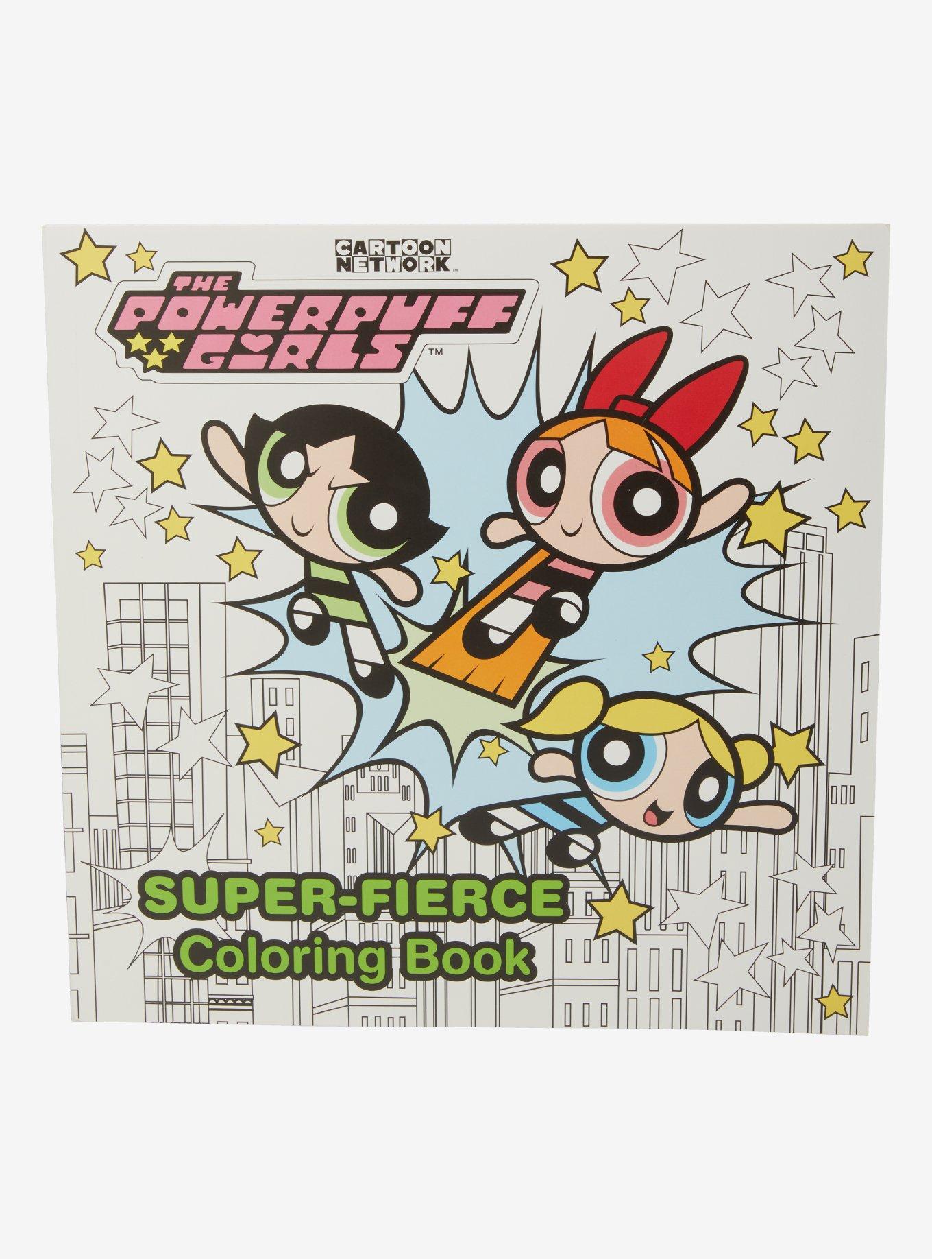 The Powerpuff Girls Super-Fierce Coloring Book, , hi-res