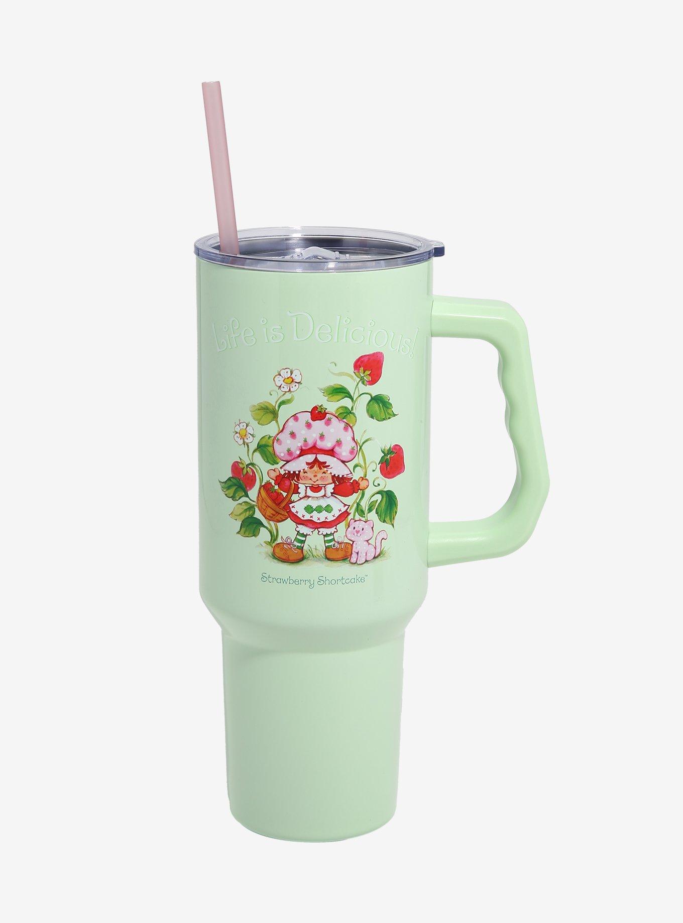 Strawberry Shortcake Life Is Delicious Straw Tumbler with Handle, , hi-res