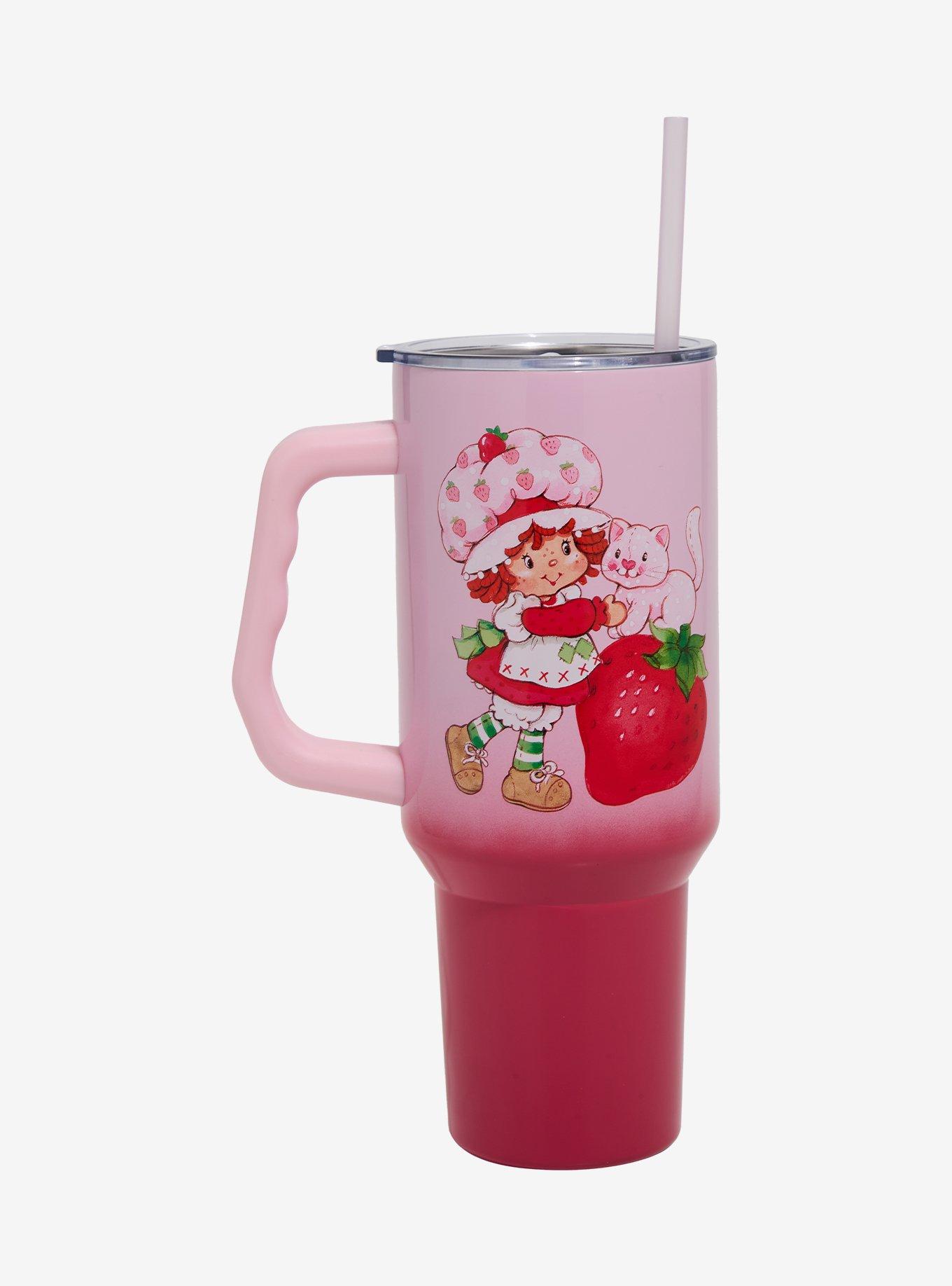 Marvel Strawberry Shortcake Vintage Ombré Tumbler With Handle, , hi-res
