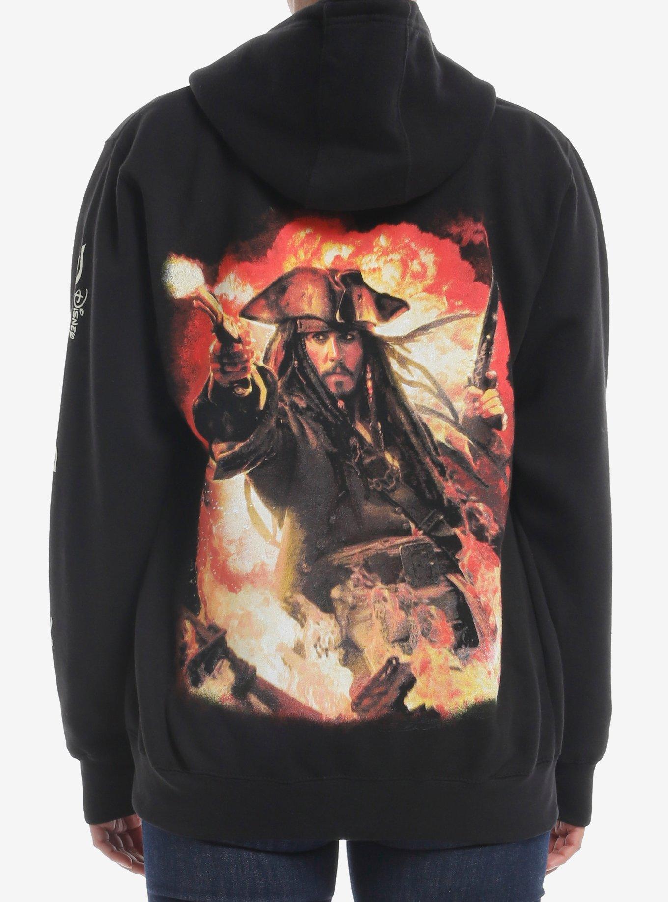 Disney Pirates Of The Caribbean Captain Jack Sparrow Girls Hoodie, , hi-res