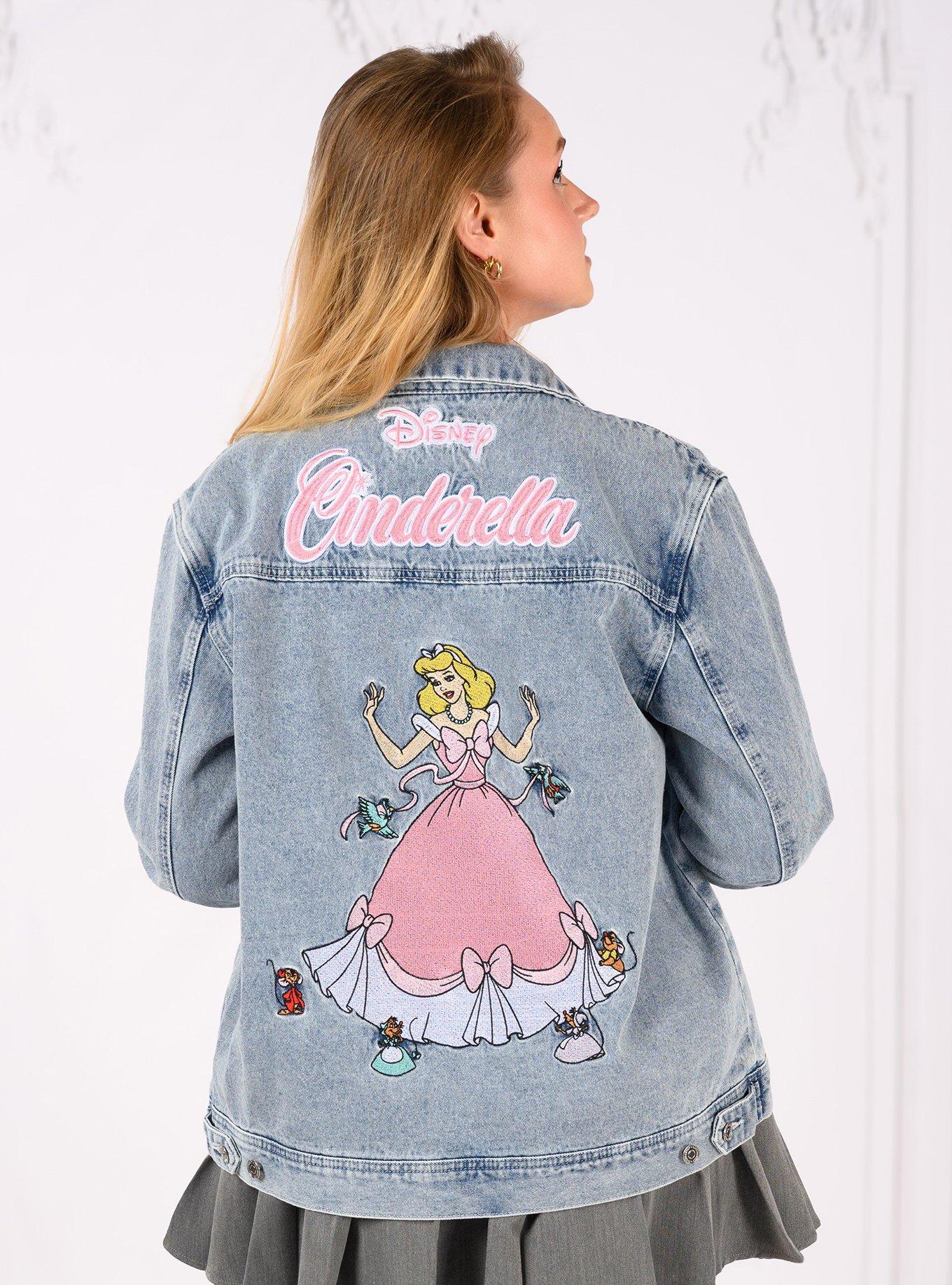 Cakeworthy Disney Cinderella Embroidered Denim Jacket | BoxLunch