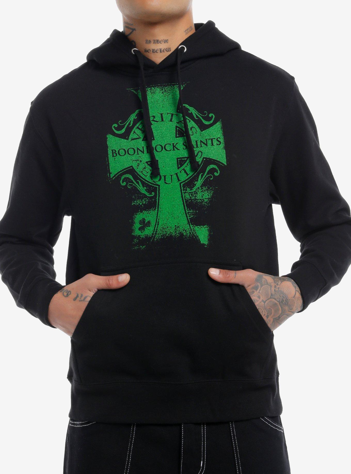 The Boondock Saints Green Cross Hoodie, , hi-res