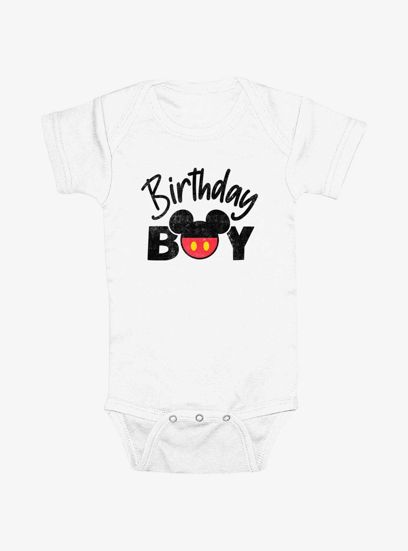 Disney Mickey Mouse Birthday Mouse Ears Infant Bodysuit