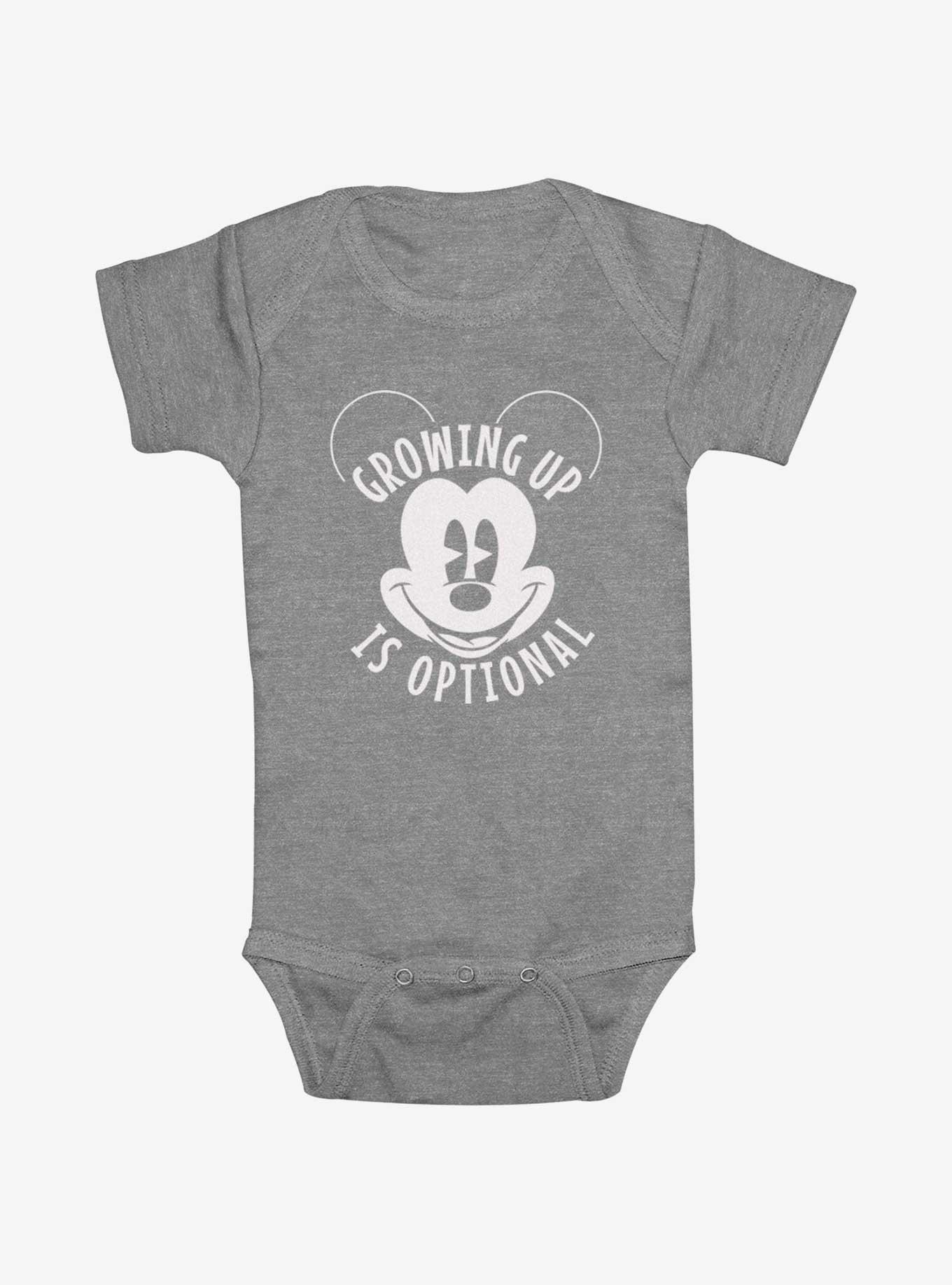 Disney Mickey Mouse Growing Up Is Optional Infant Bodysuit, , hi-res