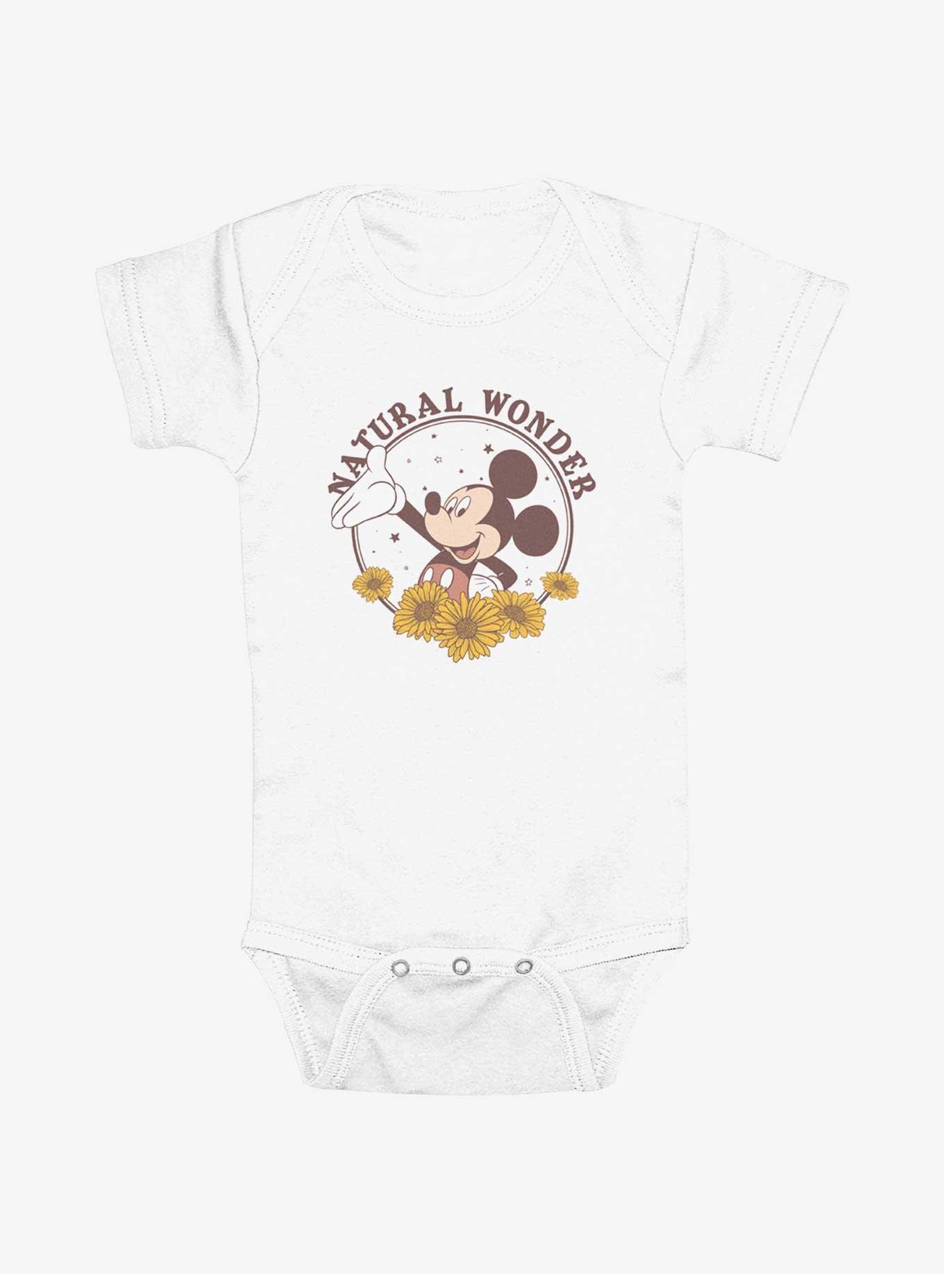 Disney Mickey Mouse Natural Wonder Circle Infant Bodysuit, , hi-res