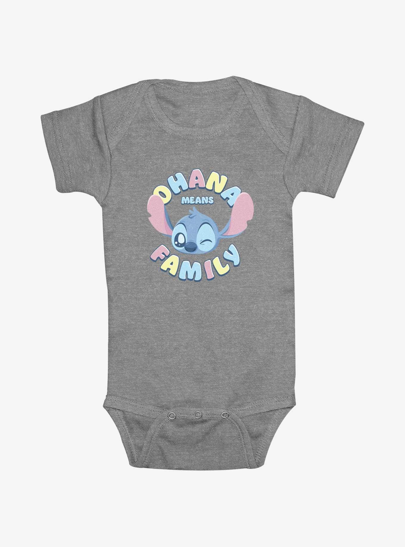 Disney Lilo & Stich Ohana Means Family Infant Bodysuit, , hi-res