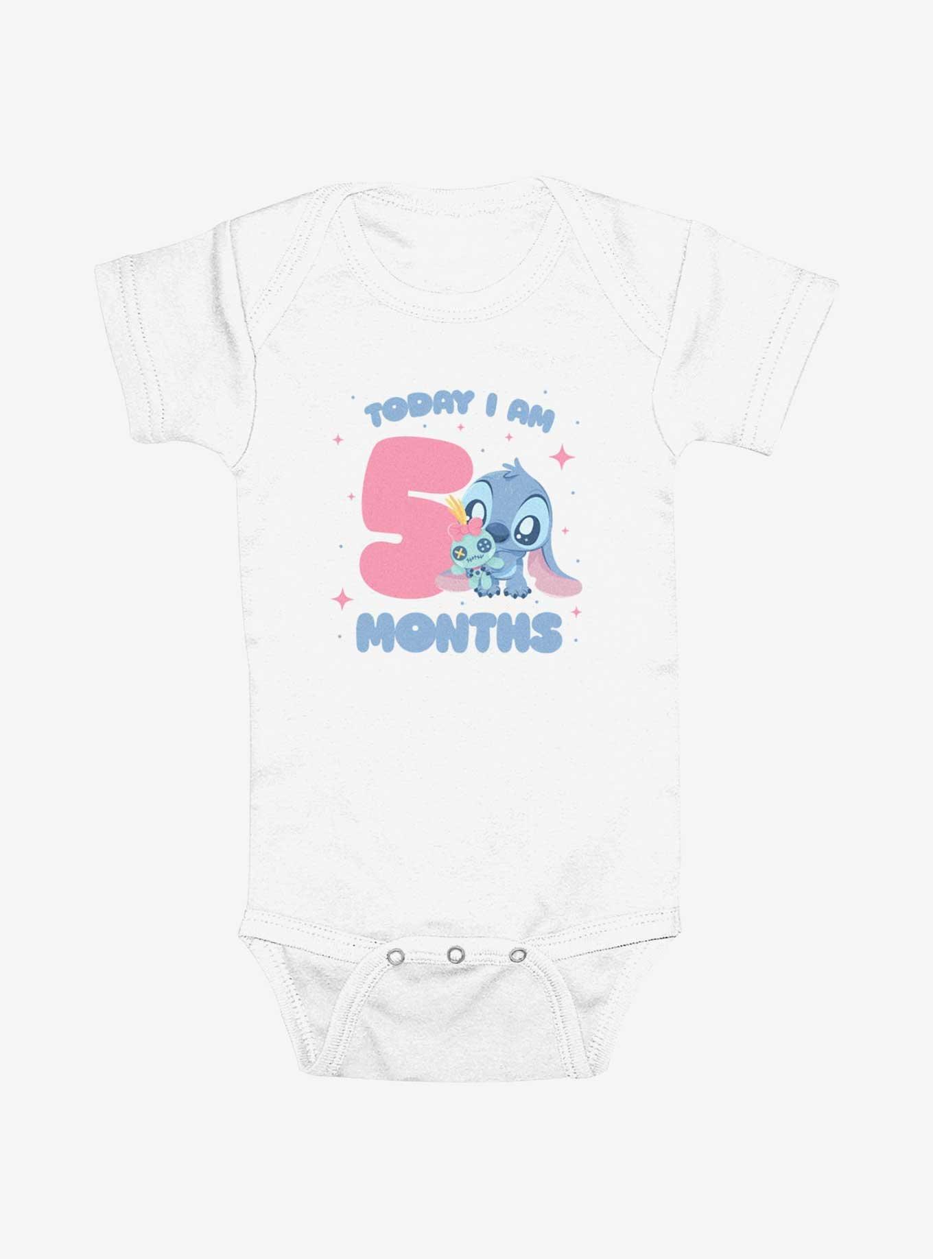 Disney Lilo & Stich Five Months Stitch Infant Bodysuit, , hi-res