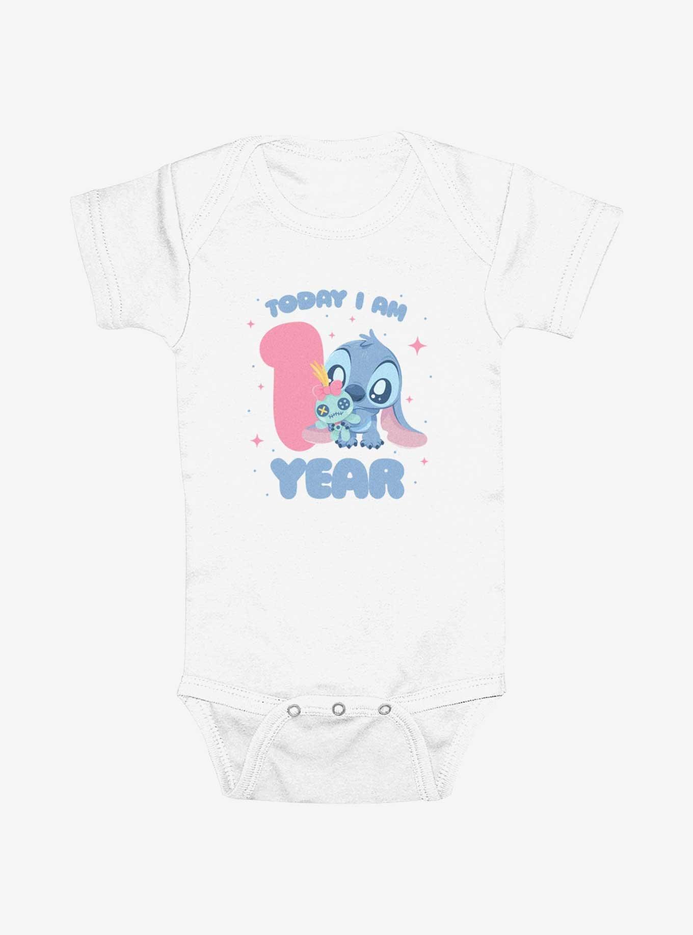 Disney Lilo & Stich One Year Stitch Infant Bodysuit, , hi-res