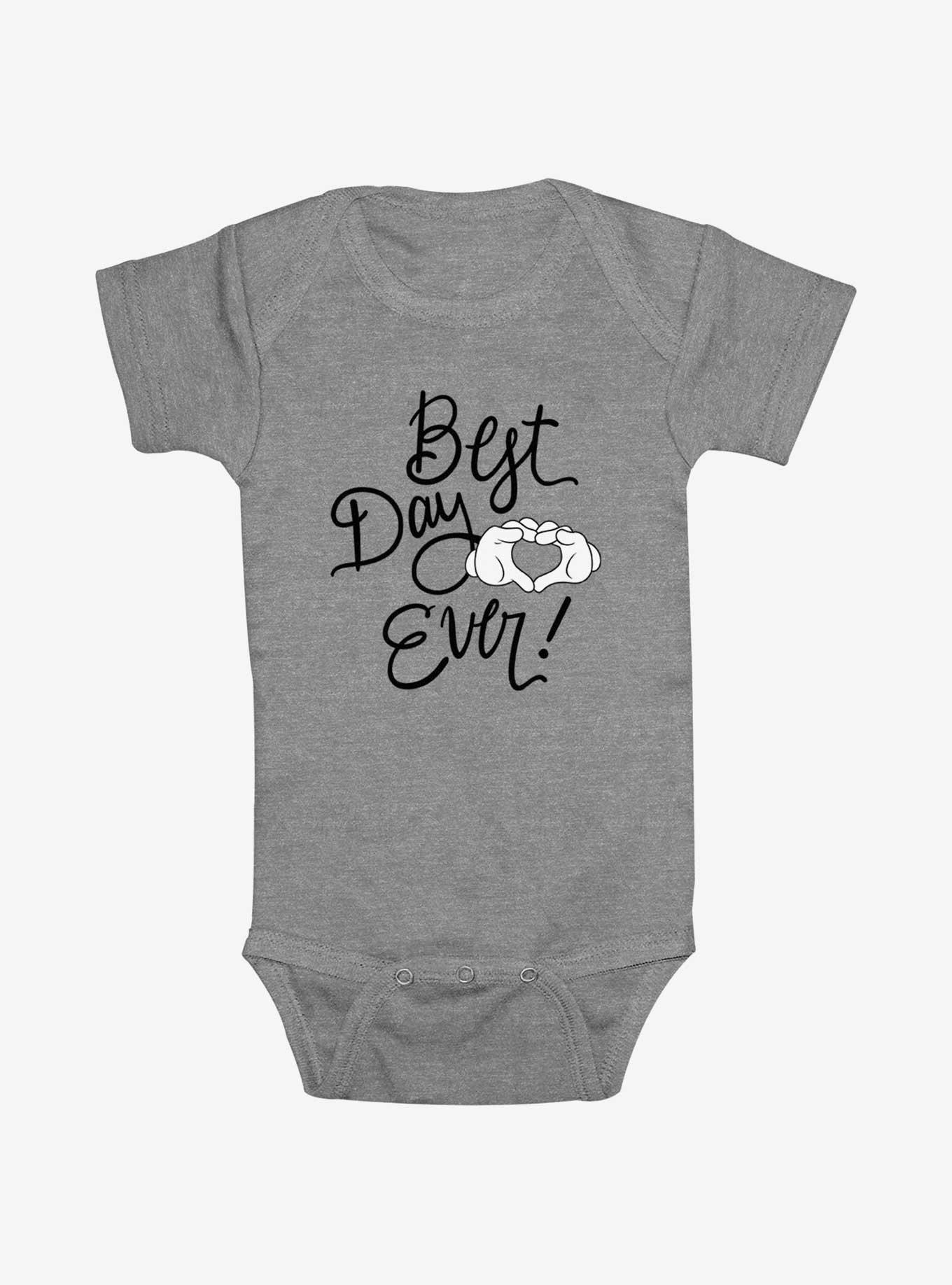 Disney Mickey Mouse Hands Best Day Ever  Infant Bodysuit, , hi-res