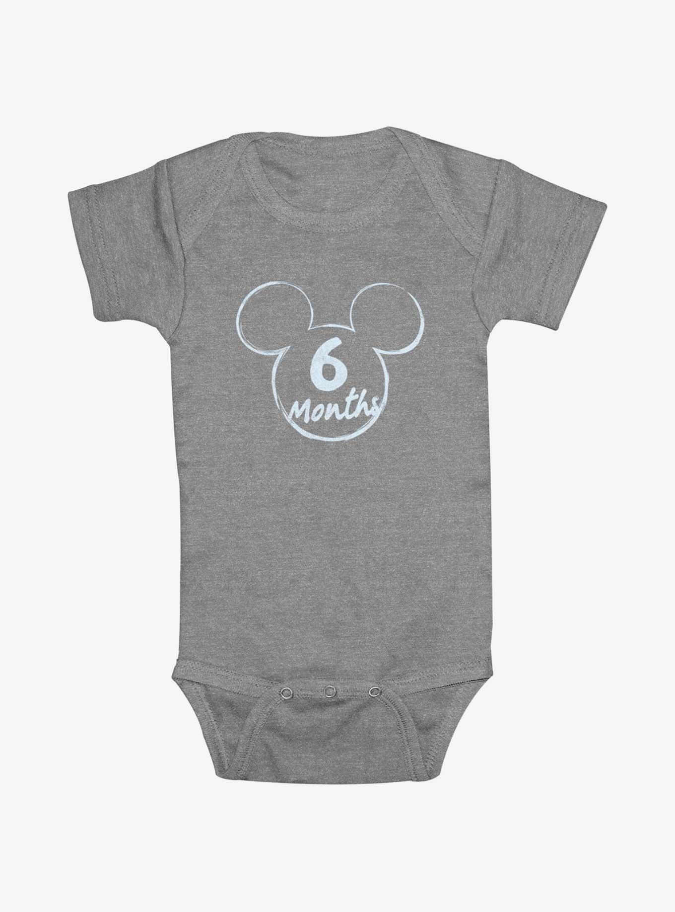 Disney Mickey Mouse Ears 6 Months Infant Bodysuit, , hi-res