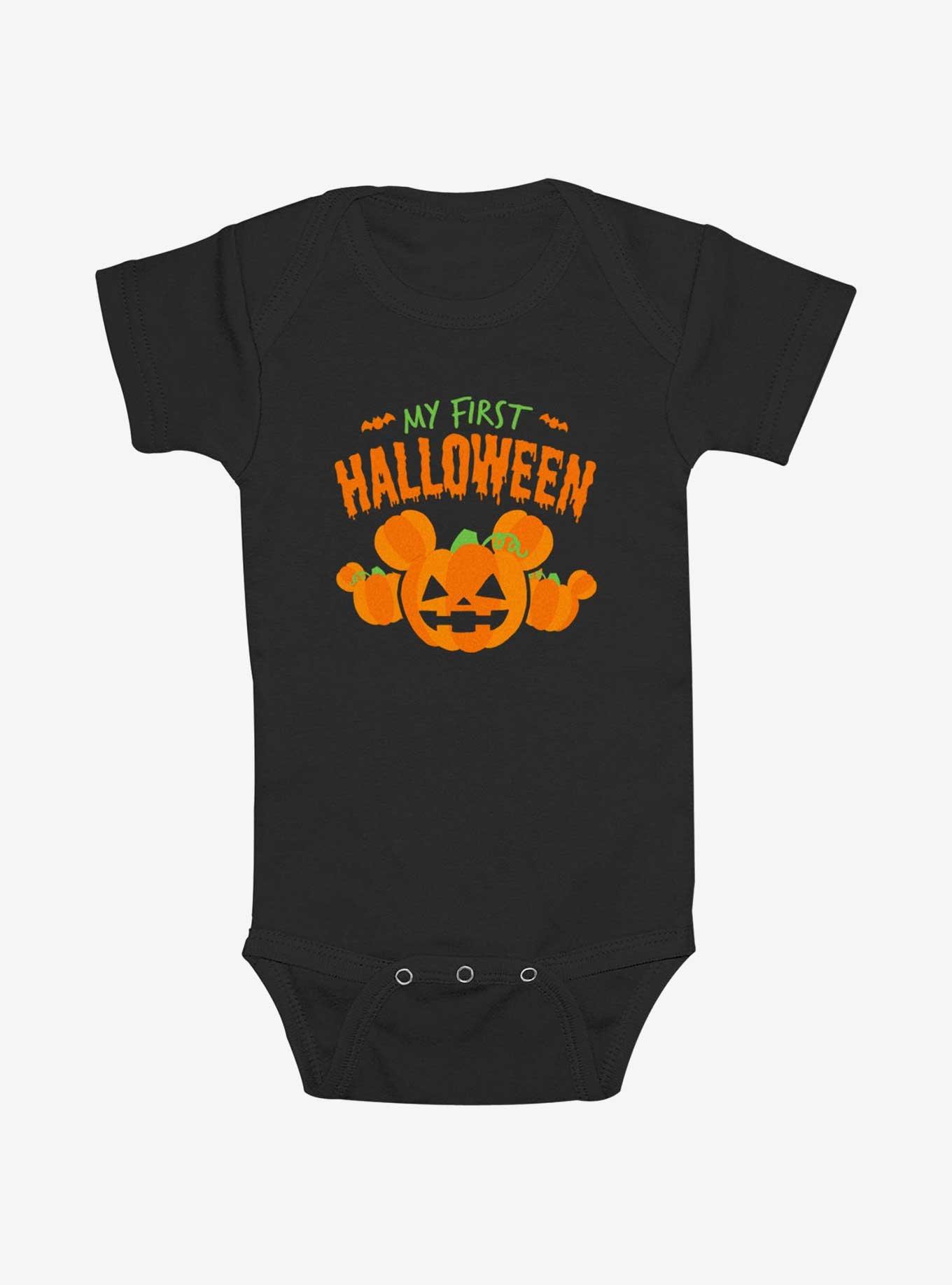 Disney Mickey Mouse My First Halloween Infant Bodysuit, BLACK, hi-res