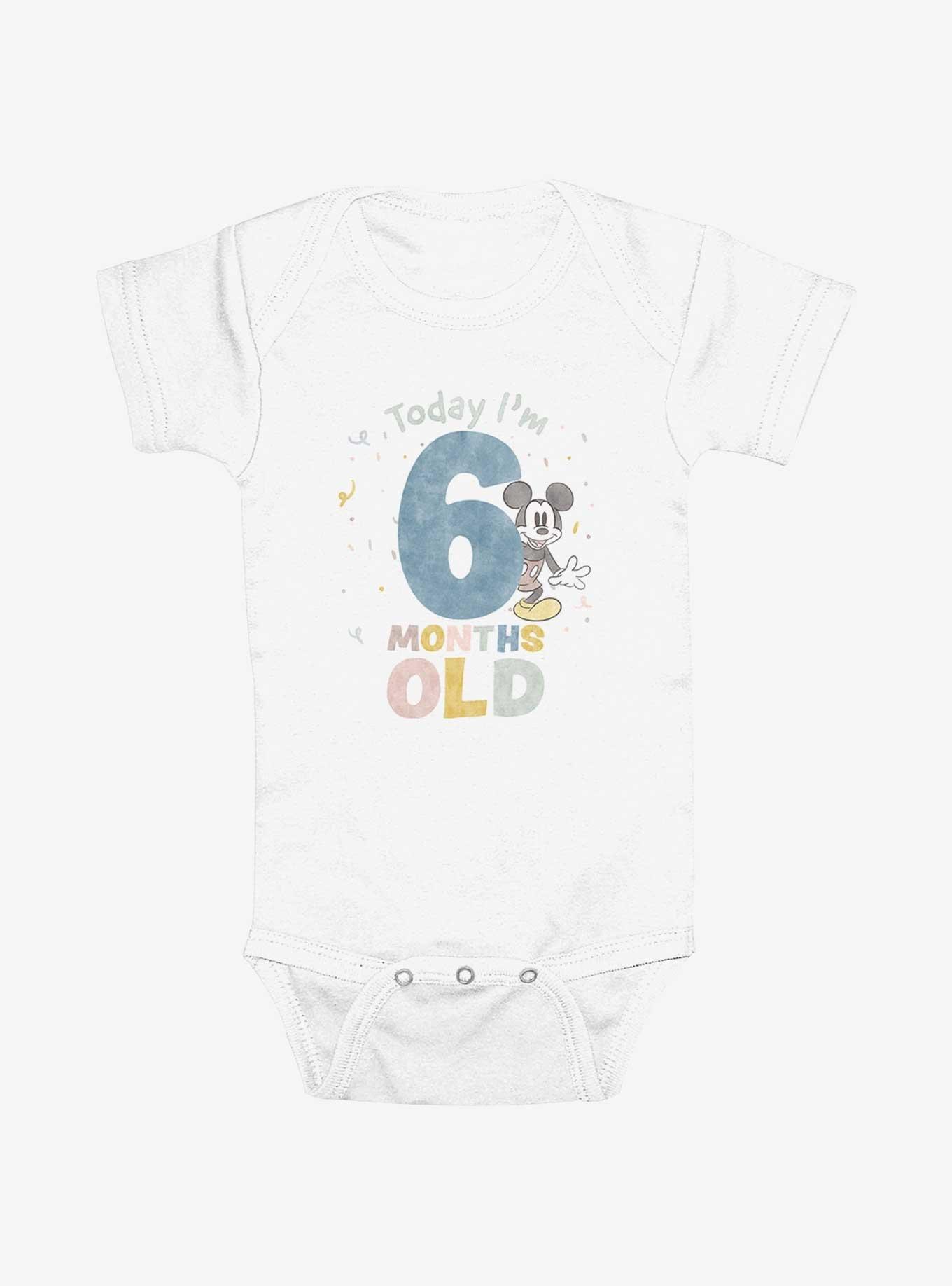 Disney Mickey Mouse Today Im 6 Months Old Infant Bodysuit, , hi-res