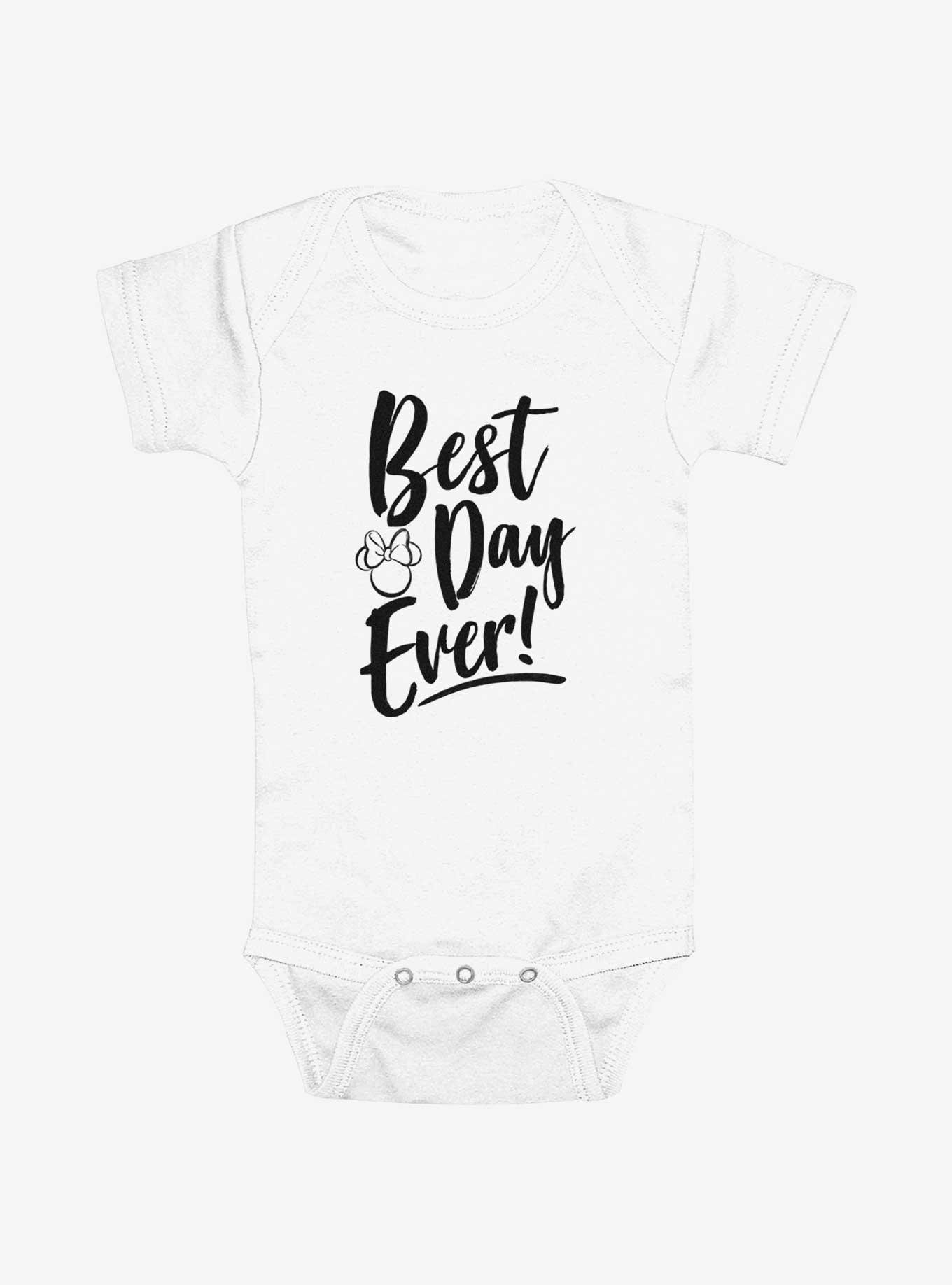 Disney Minnie Mouse Best Day Ever Heads Infant Bodysuit, , hi-res