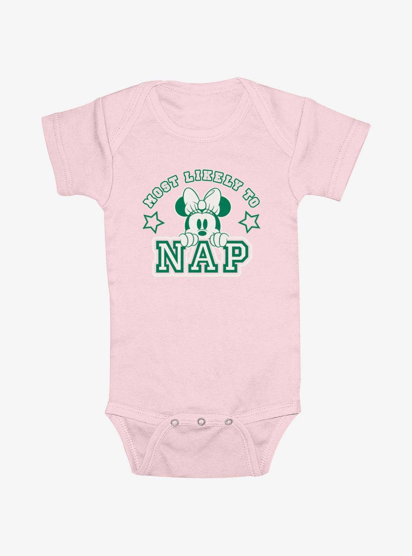 Disney Minnie Mouse Most Likely To Nap Infant Bodysuit, , hi-res