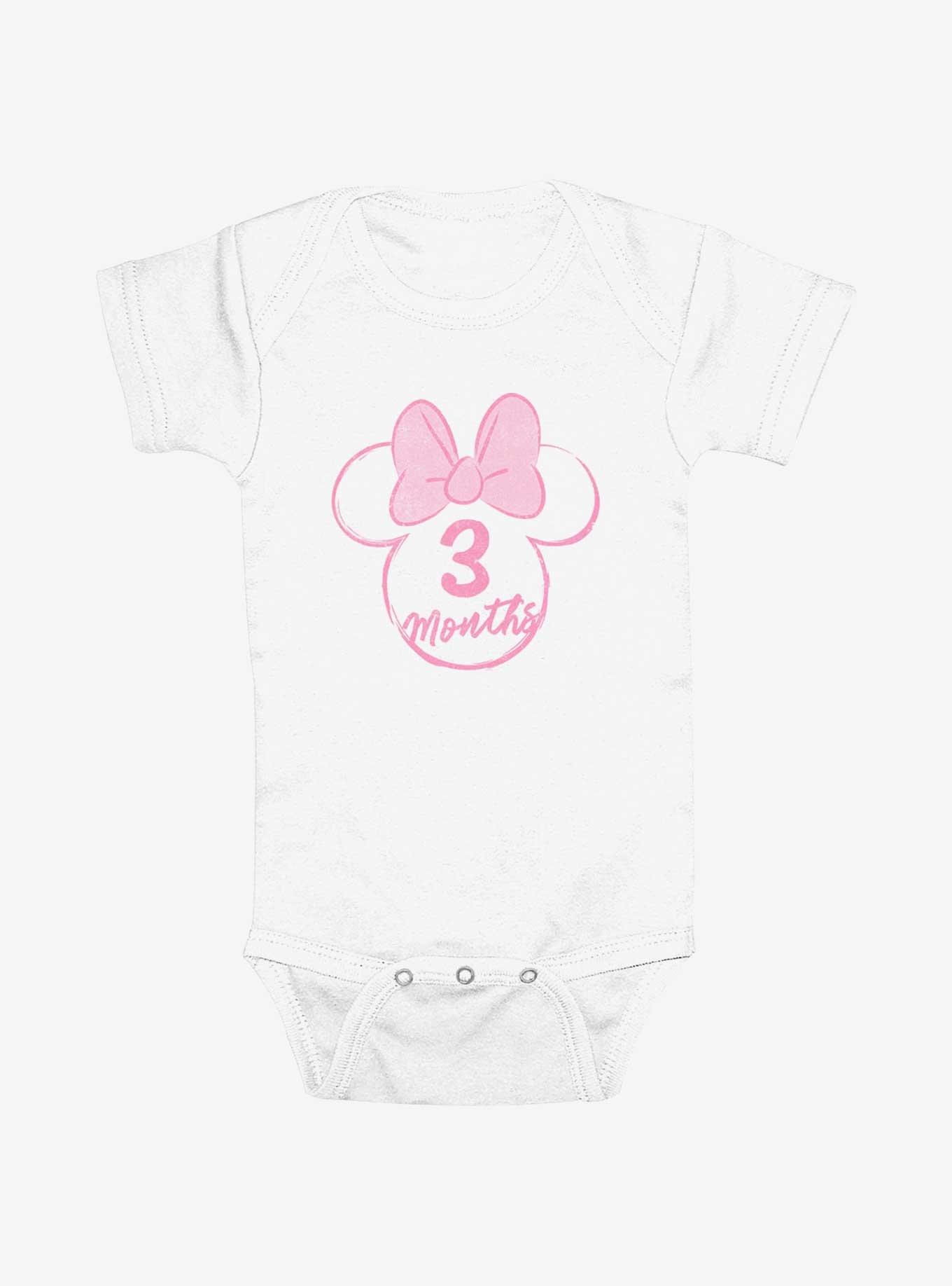 Disney Minnie Mouse Ears 3 Months Infant Bodysuit