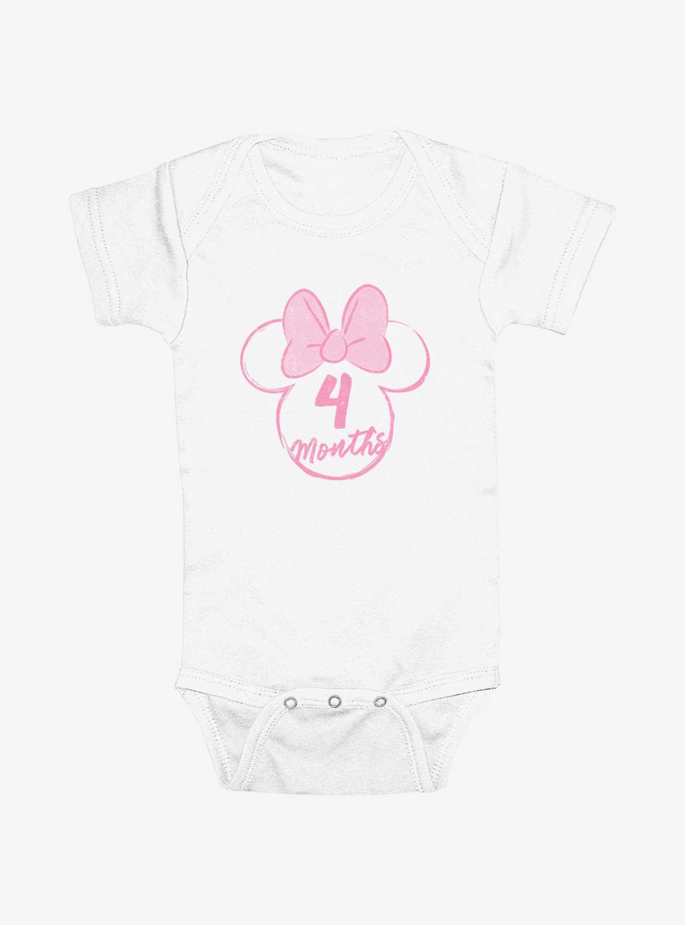 Disney Minnie Mouse Ears 4 Months Infant Bodysuit