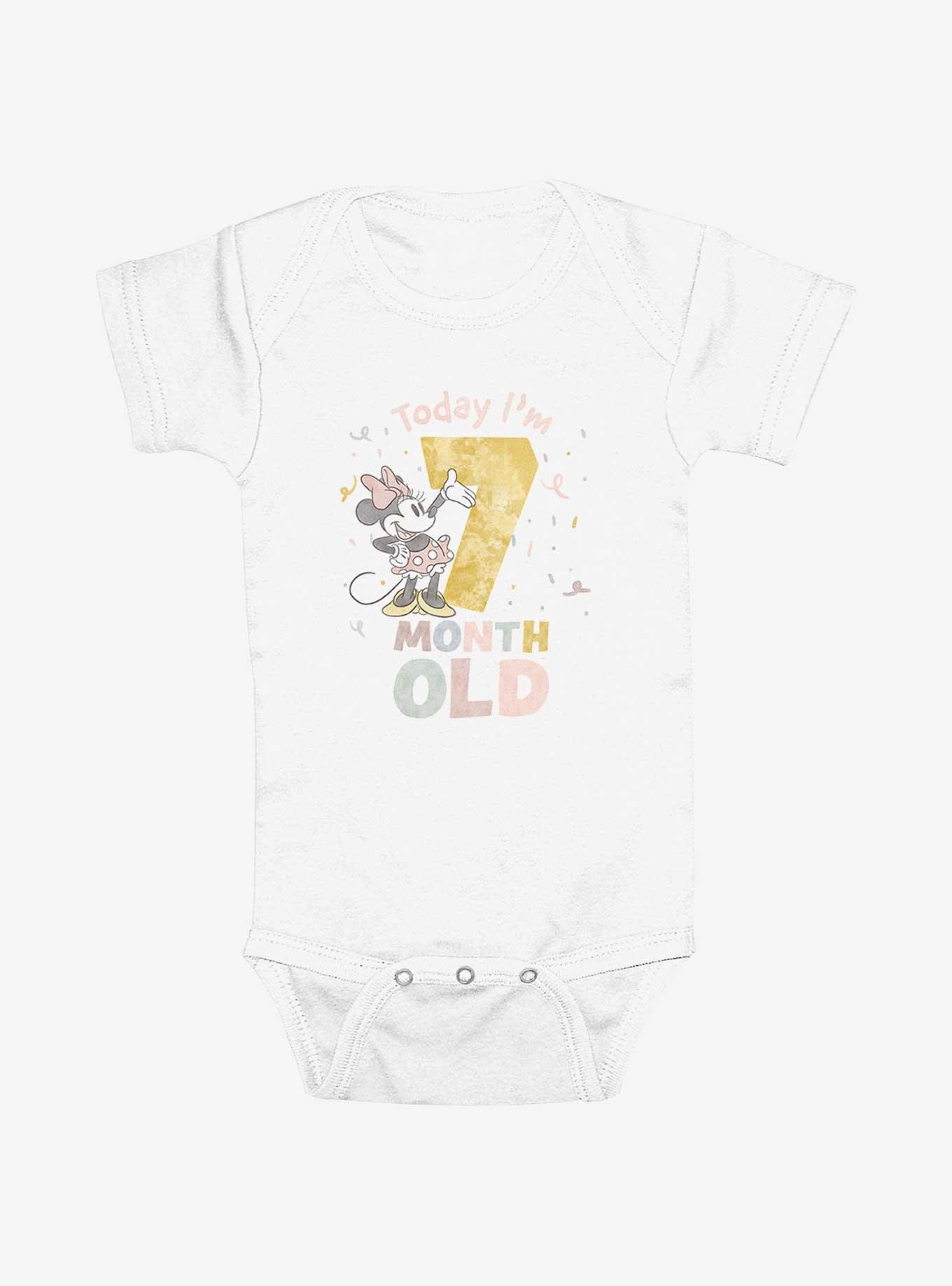 Disney Minnie Mouse Today Im 7 Months Infant Bodysuit