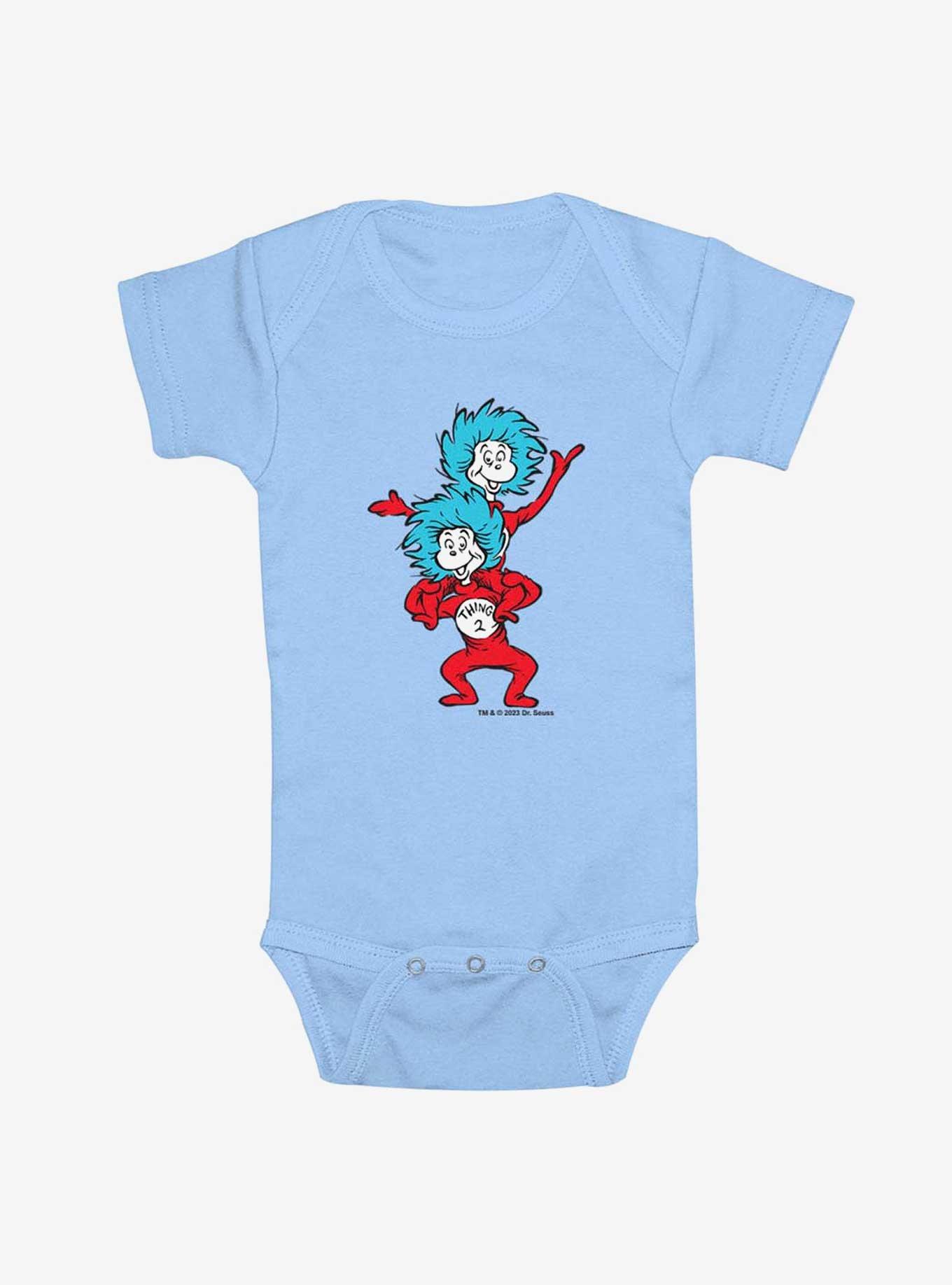 Dr. Seuss Thing 1 Thing 2 Stack Infant Bodysuit, , hi-res