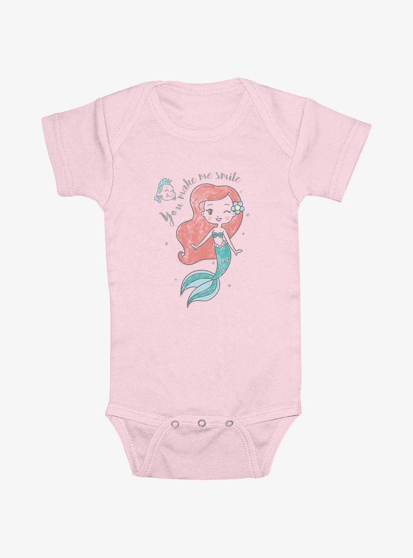 Disney The Little Mermaid Ariel Make Me Smile Infant Bodysuit, , hi-res