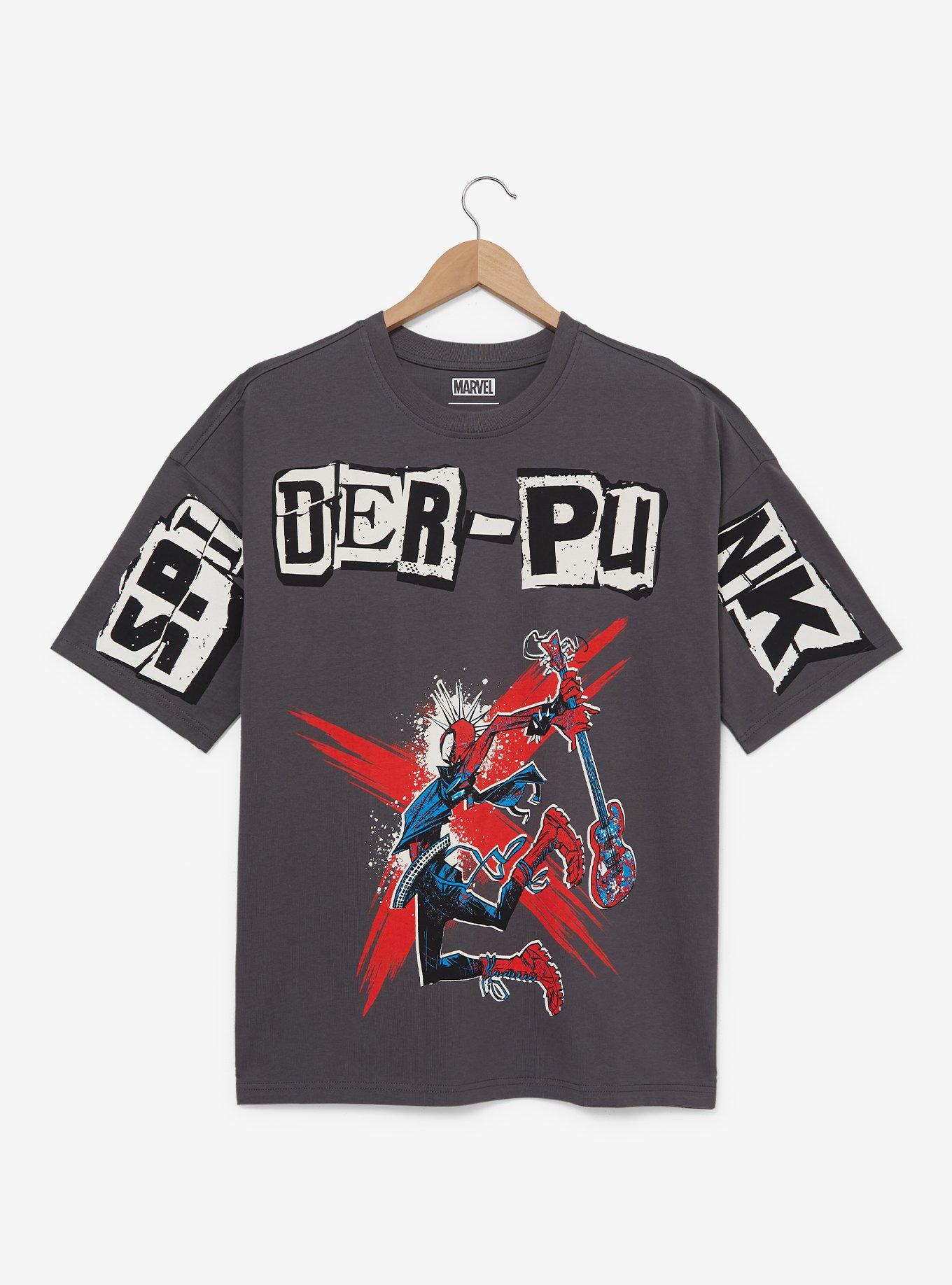 Marvel Spider-Man: Across the Spider-Verse Spider-Punk T-Shirt — BoxLunch Exclusive, , hi-res