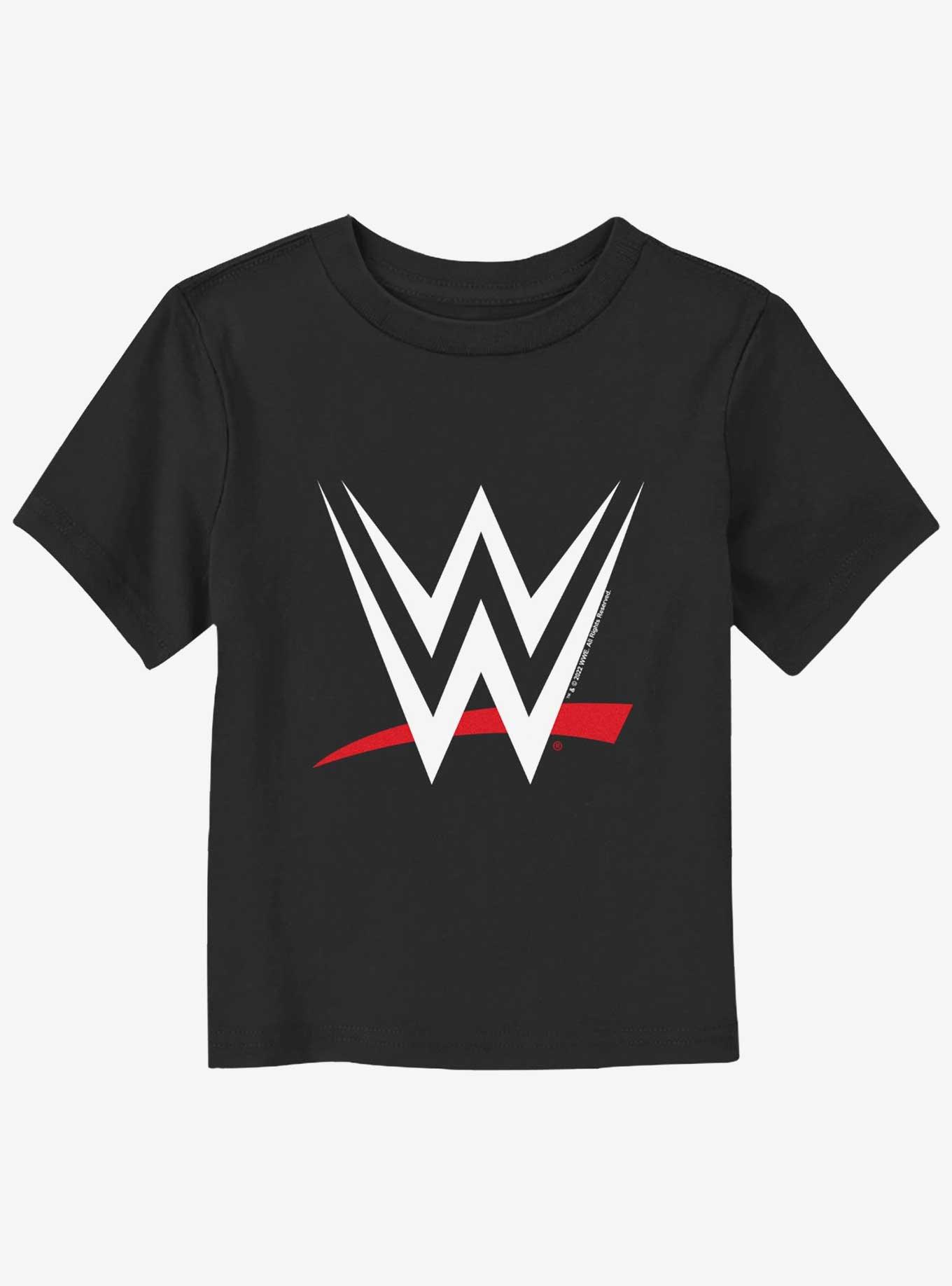 WWE Logo Classic Toddler T-Shirt, BLACK, hi-res