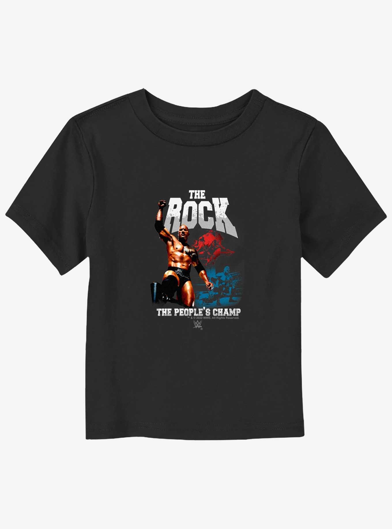 WWE The Rock The Peoples Champ Toddler T-Shirt, BLACK, hi-res