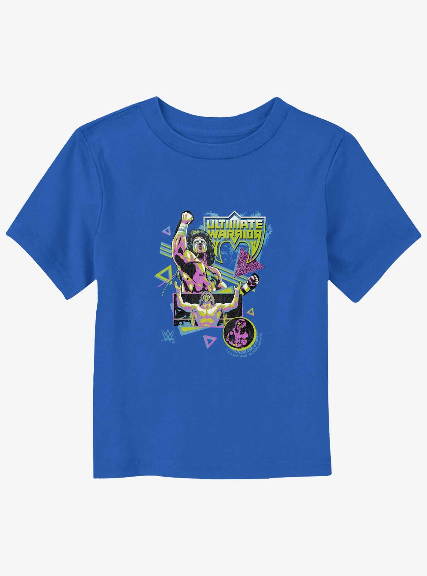 WWE Ultimate Warrior Collage Toddler T-Shirt, ROYAL, hi-res